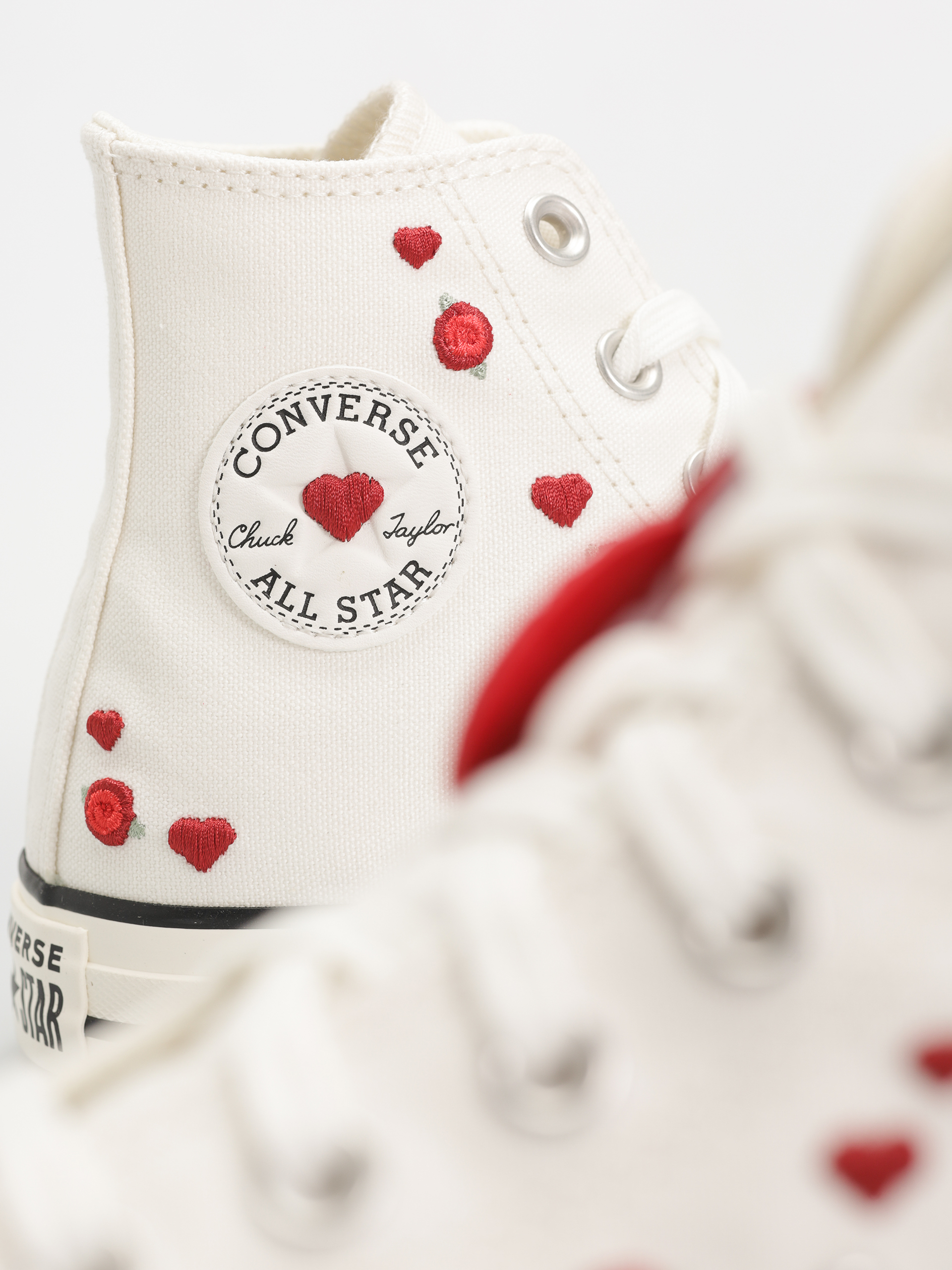 Converse Chuck Taylor All Star Hi Wmn Tornacipők (vintage white/red/egret)