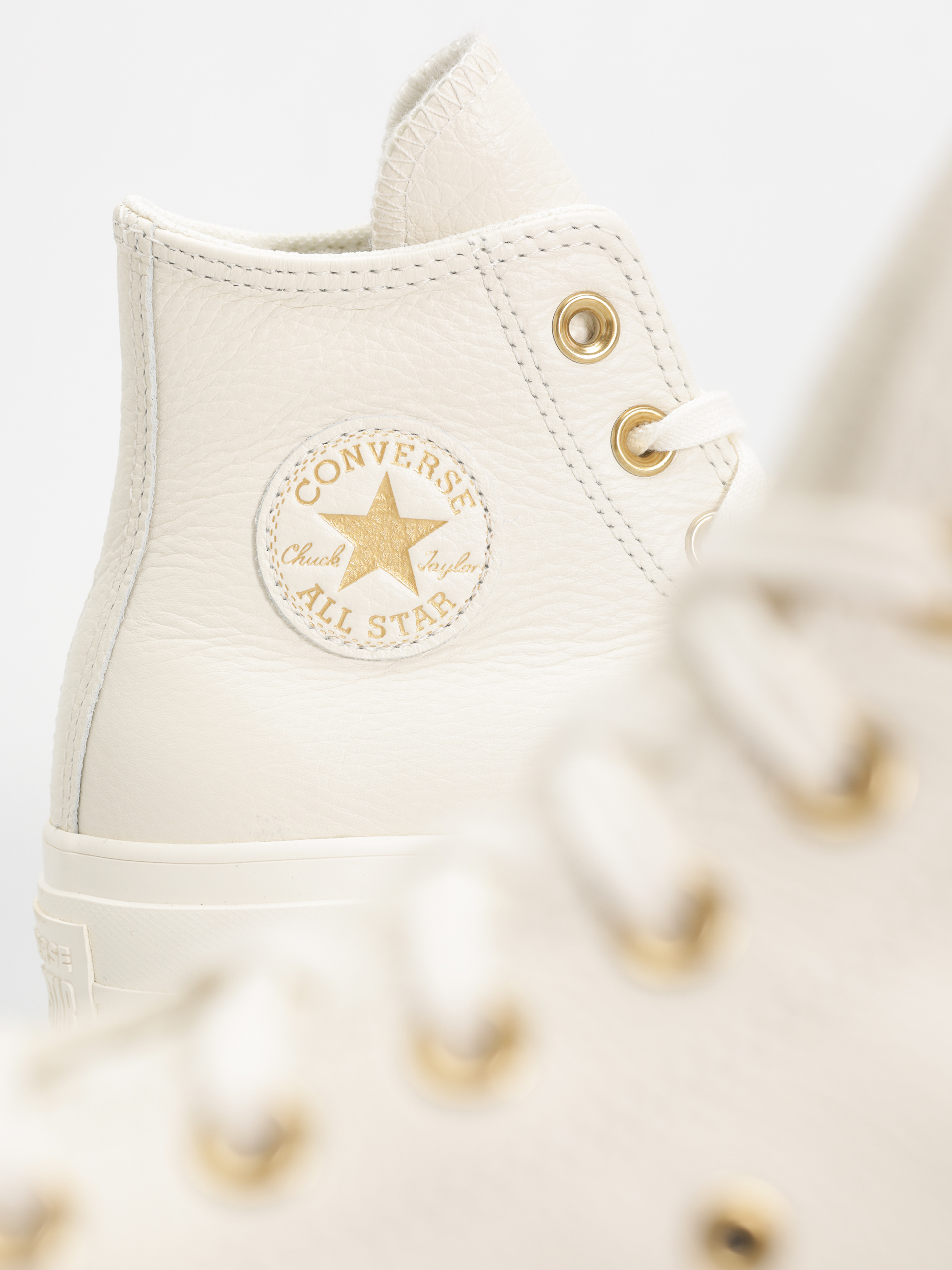 Converse Chuck Taylor All Star Lift Hi Wmn Tornacipők (egret/egret/gold)