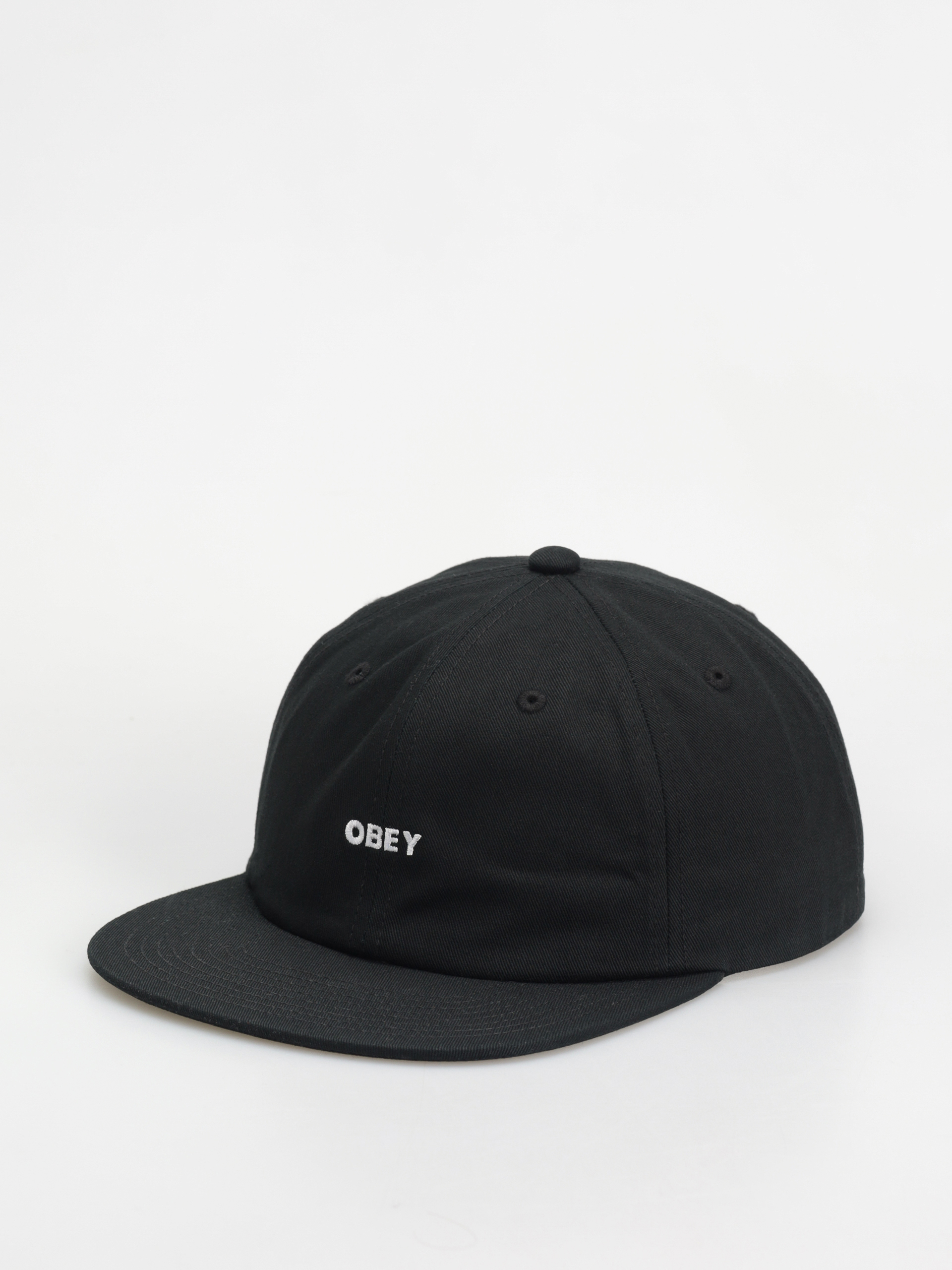 OBEY Bold Twill 6 Panel Baseball sapka (black)