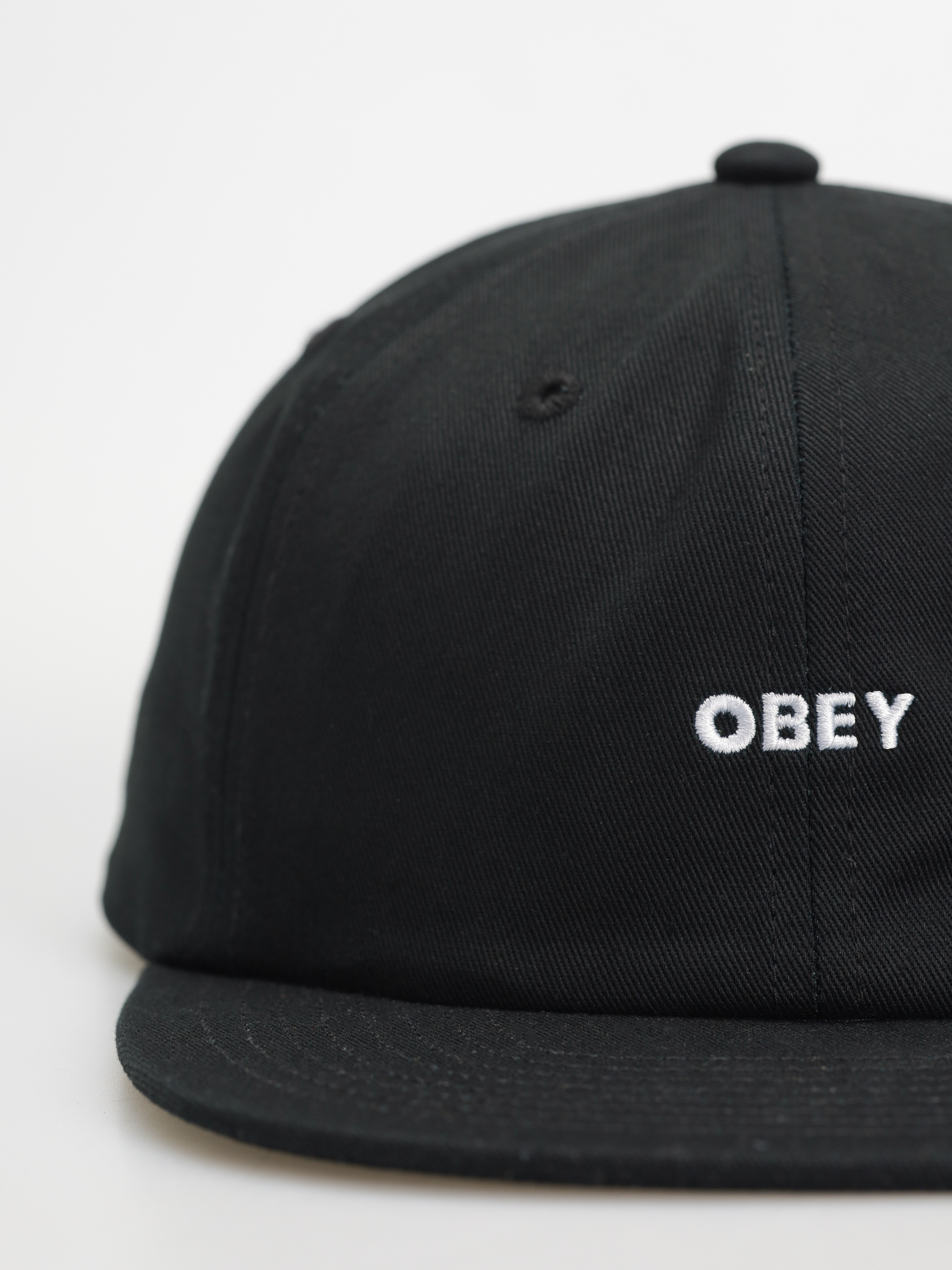 OBEY Bold Twill 6 Panel Baseball sapka (black)