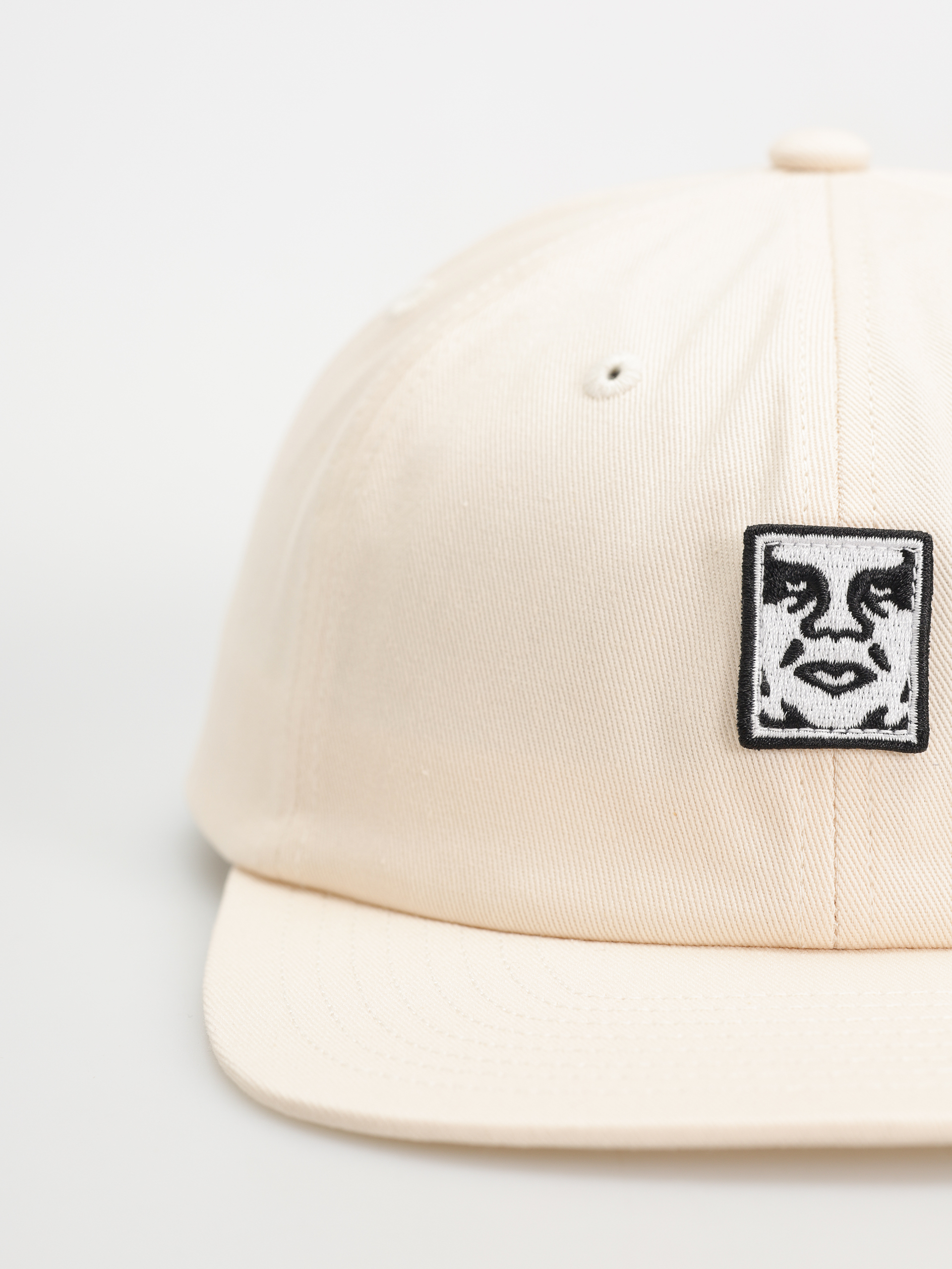 OBEY Icon Patch Panel Baseball sapka (unbleached)
