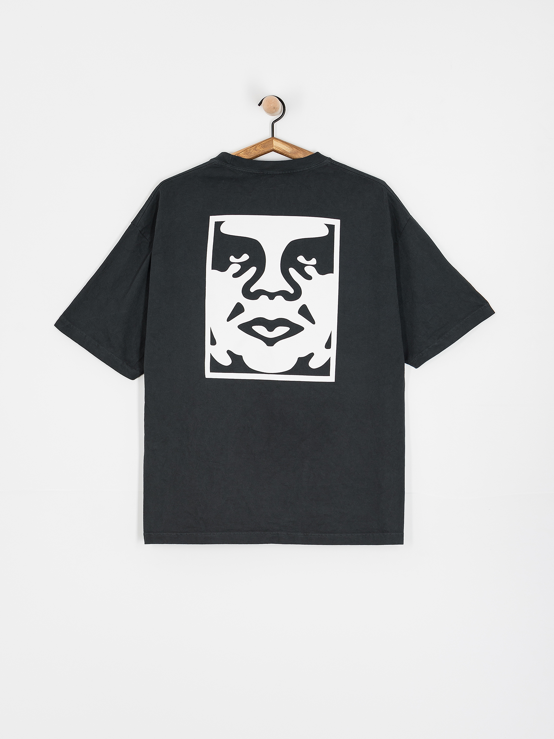 OBEY Bold Icon Face Póló (pigment true vintage black)