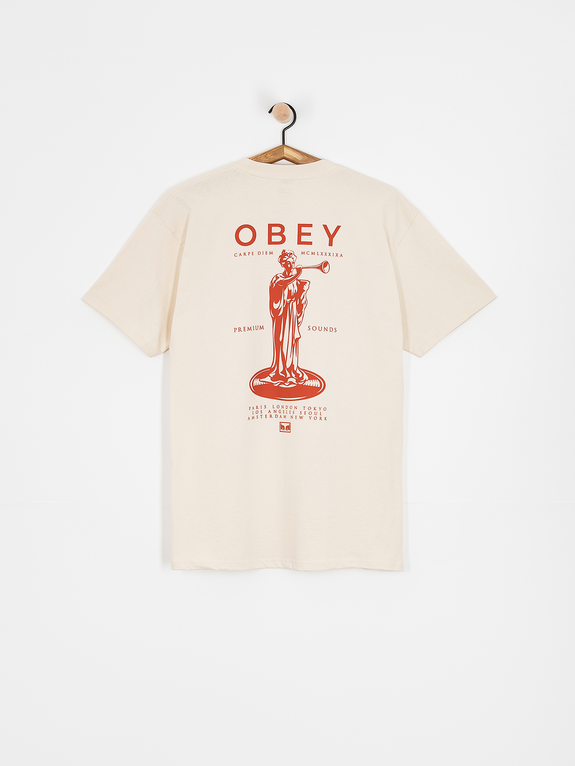 OBEY Premium Sounds Póló (cream)