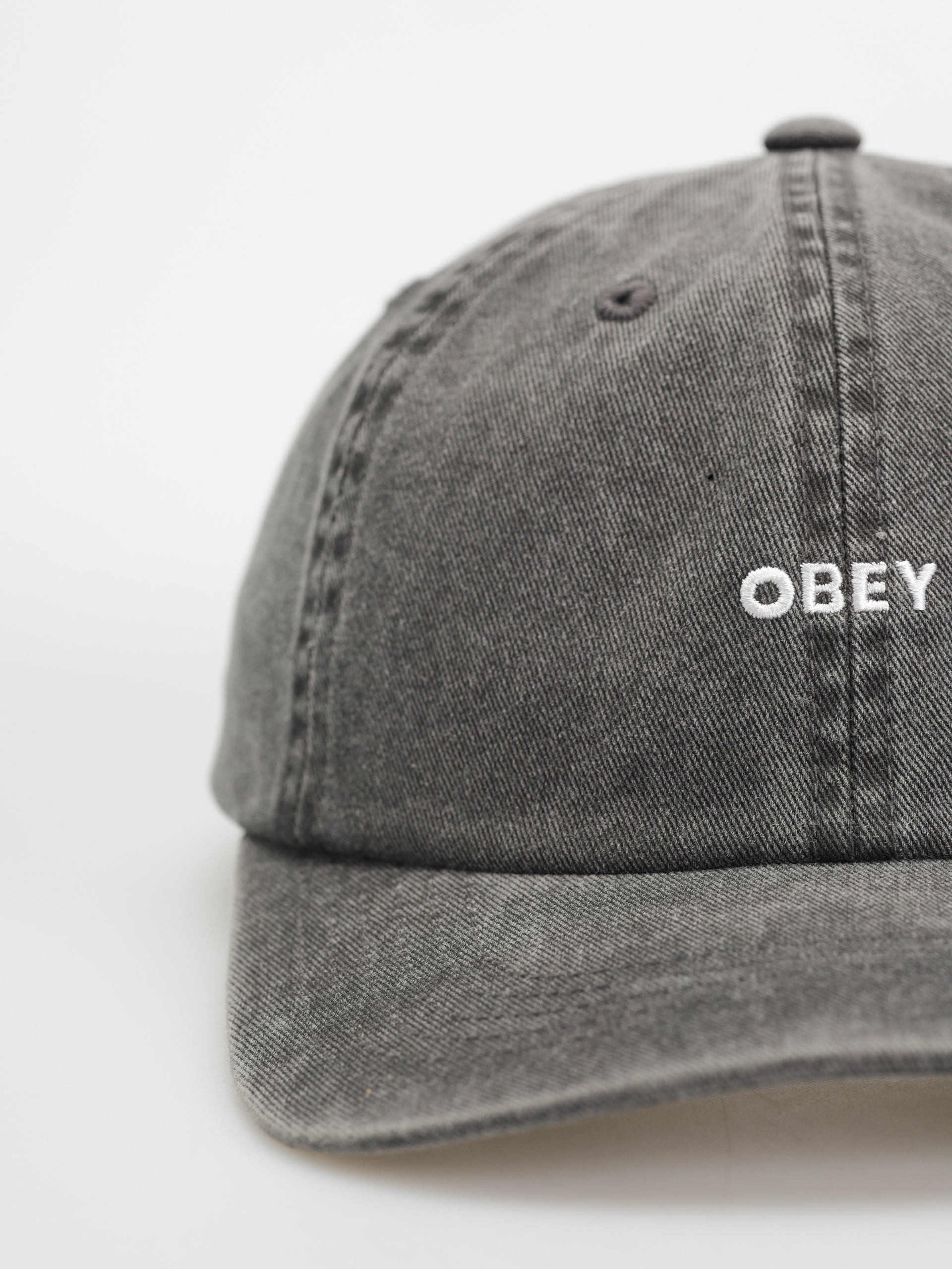 OBEY Pigment Bold 6 Panel Baseball sapka (pigment black)
