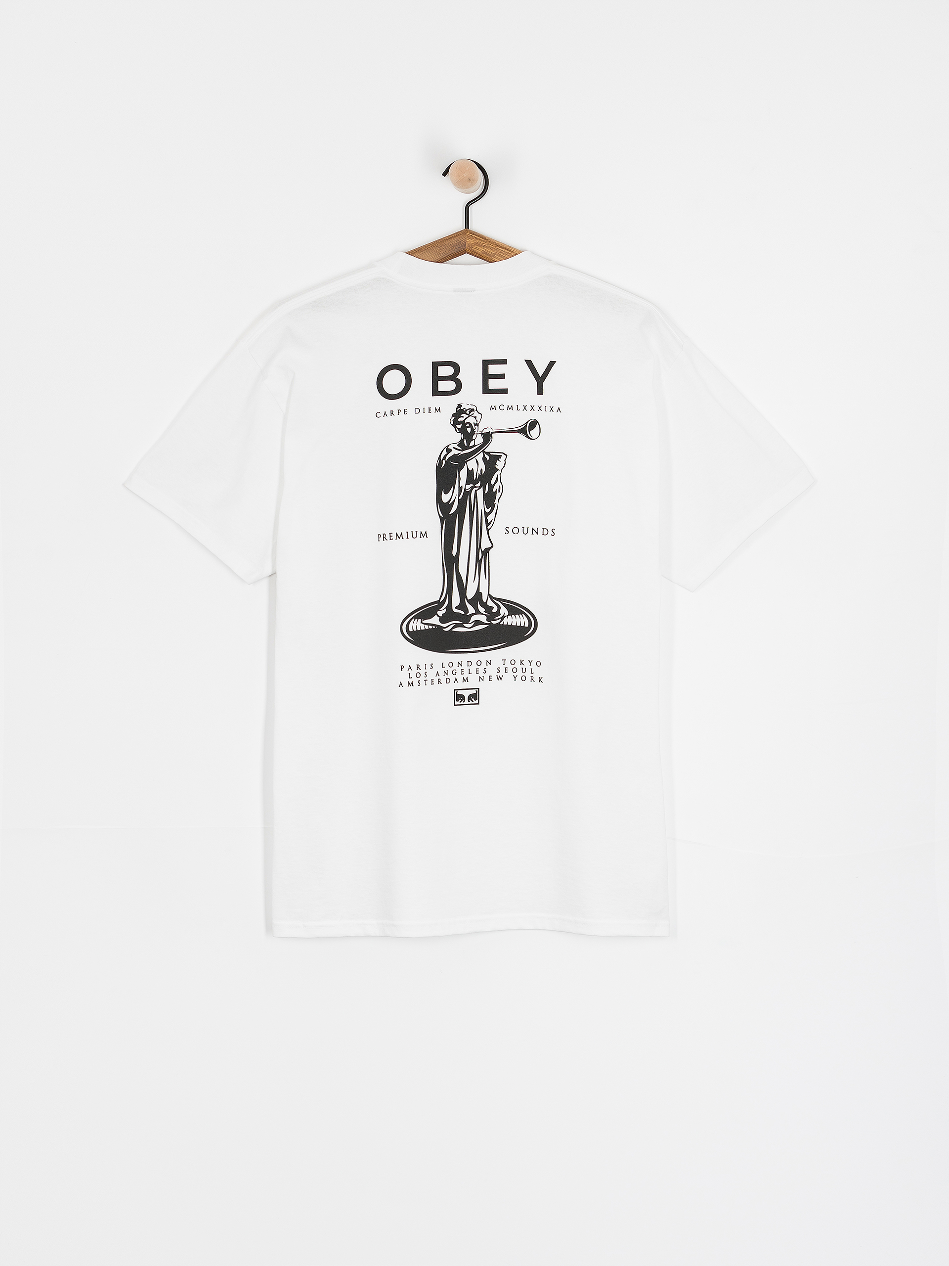 OBEY Premium Sounds Póló (white)