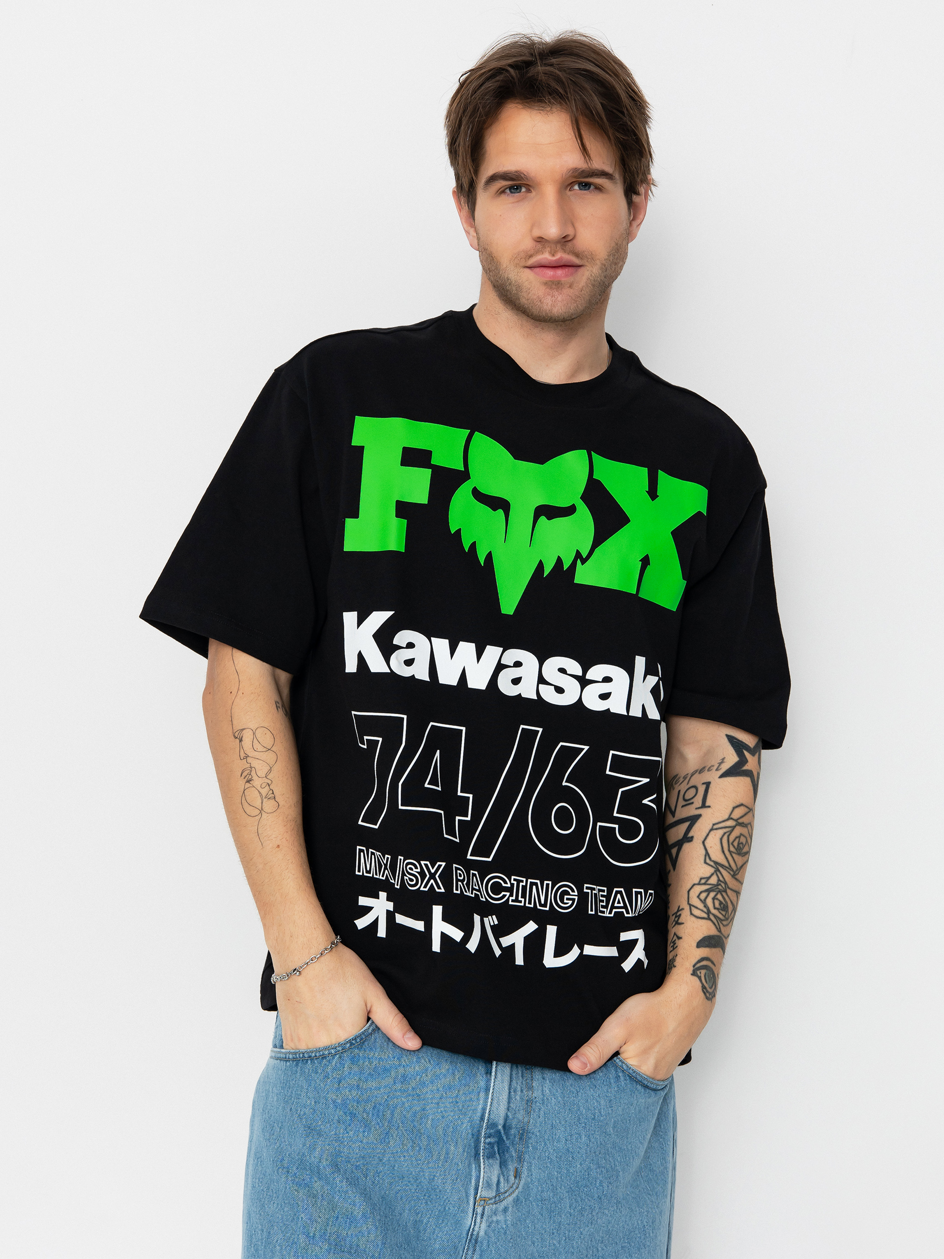 Póló Fox Kawi Oversized (black)