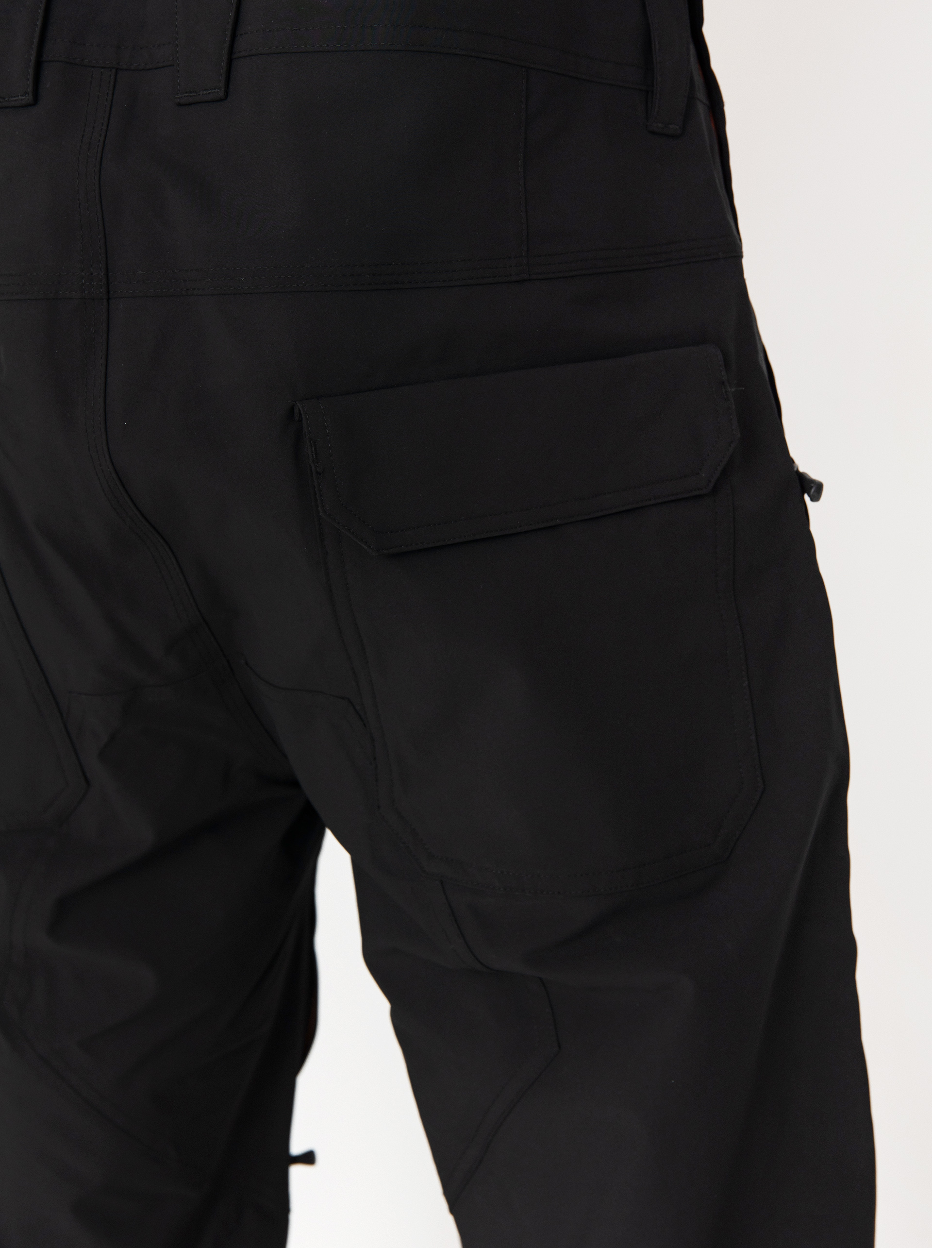 Férfi Snowboard nadrág ThirtyTwo Basement Bib (black/orange)