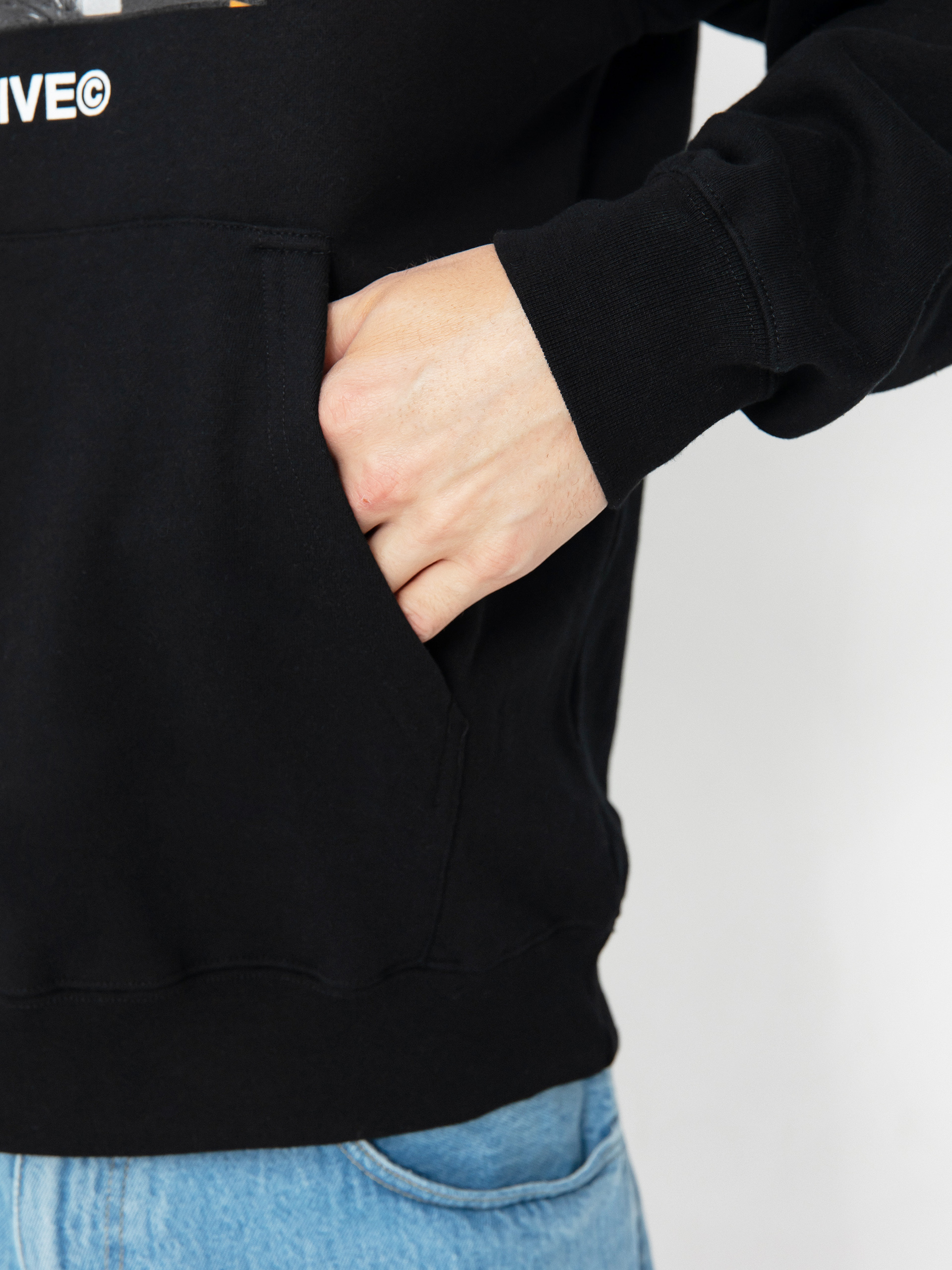 Primitive Stripes HD Kapucnis pulóver (black)