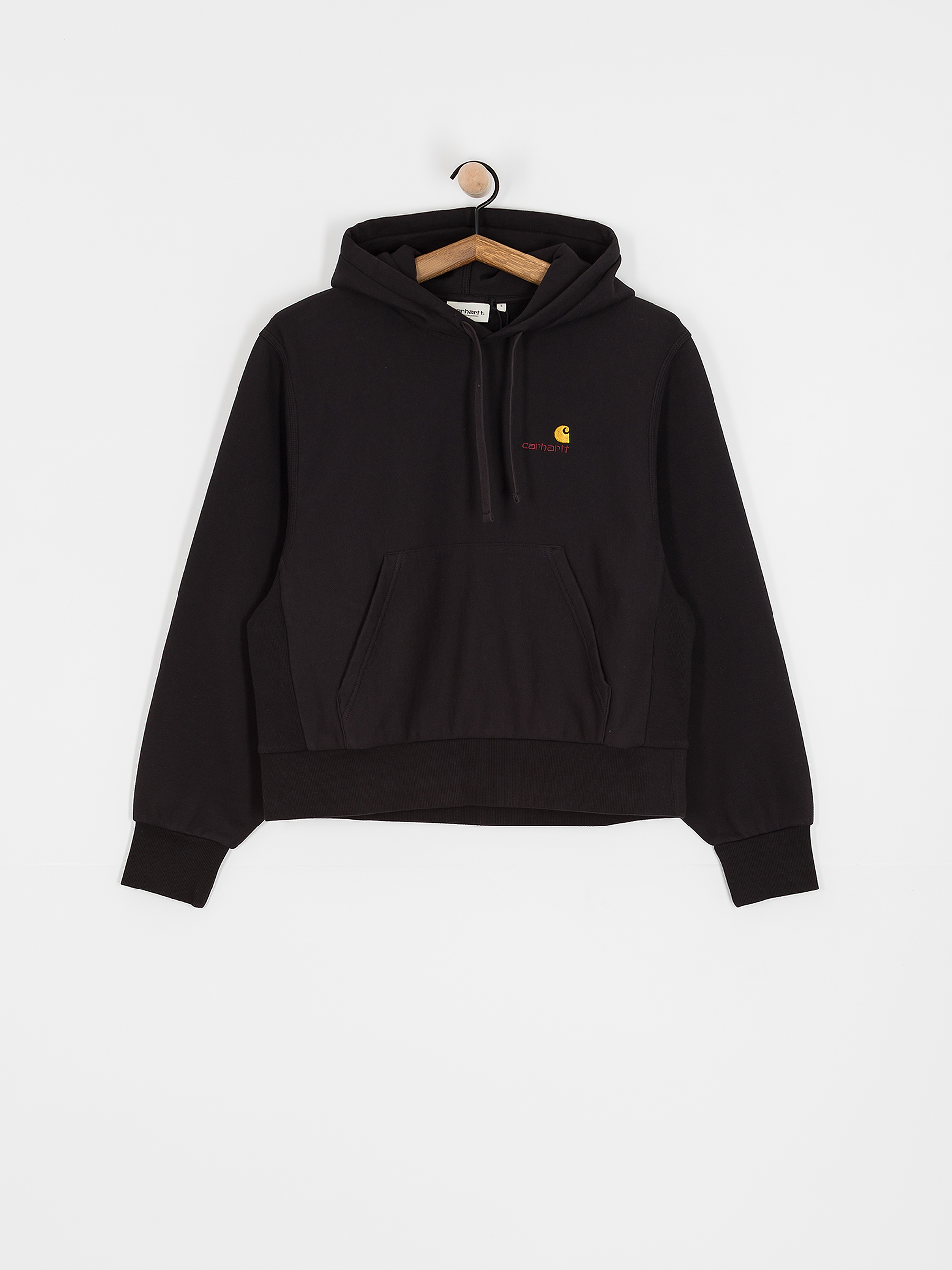 Carhartt WIP American Script HD Wmn Kapucnis pulóver (black)