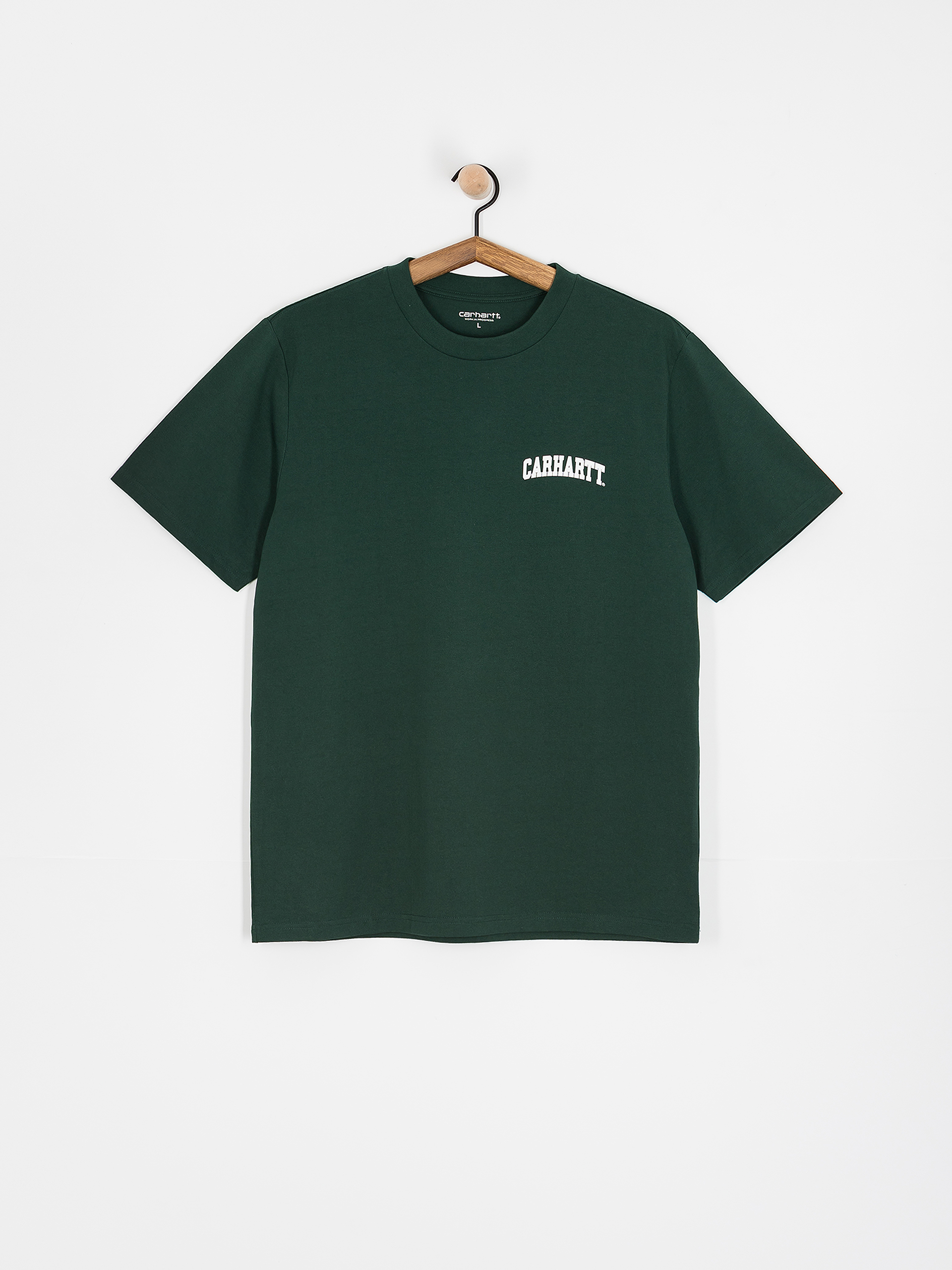 Carhartt WIP University Script Póló (conifer/white)