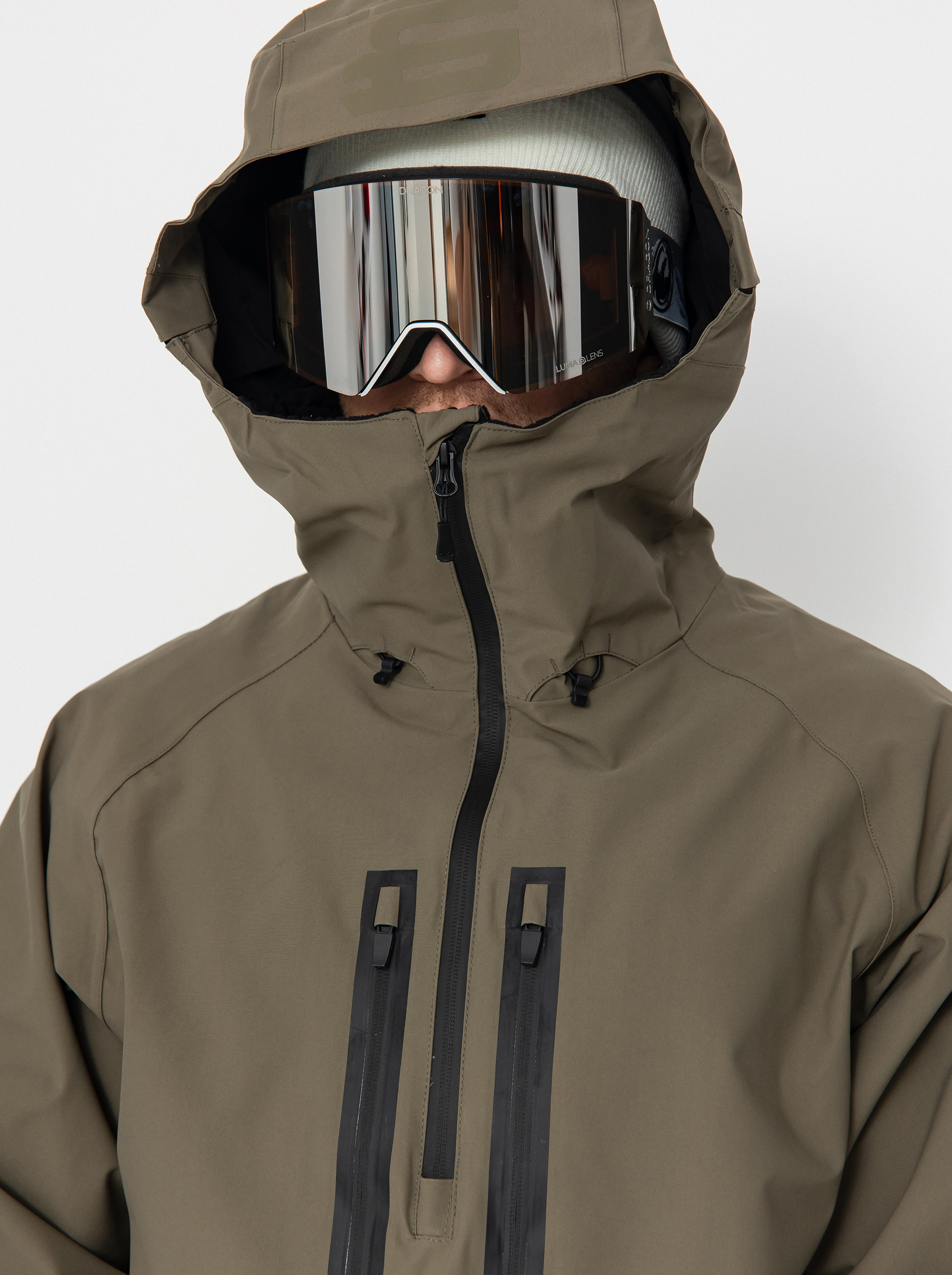 Férfi Snowboard dzseki ThirtyTwo Light Anorak (military)