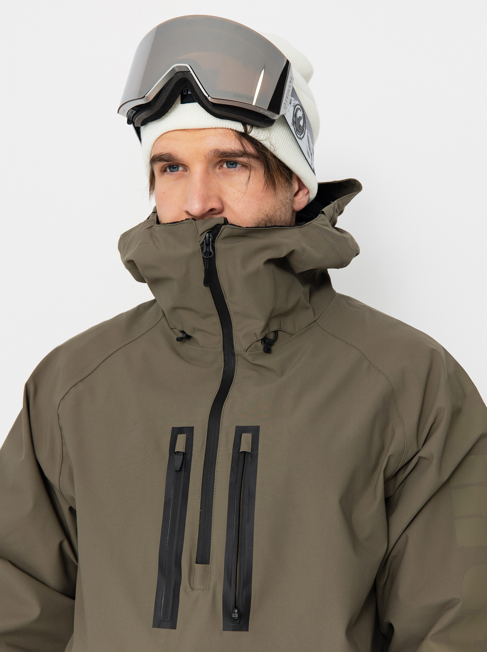 Férfi Snowboard dzseki ThirtyTwo Light Anorak (military)