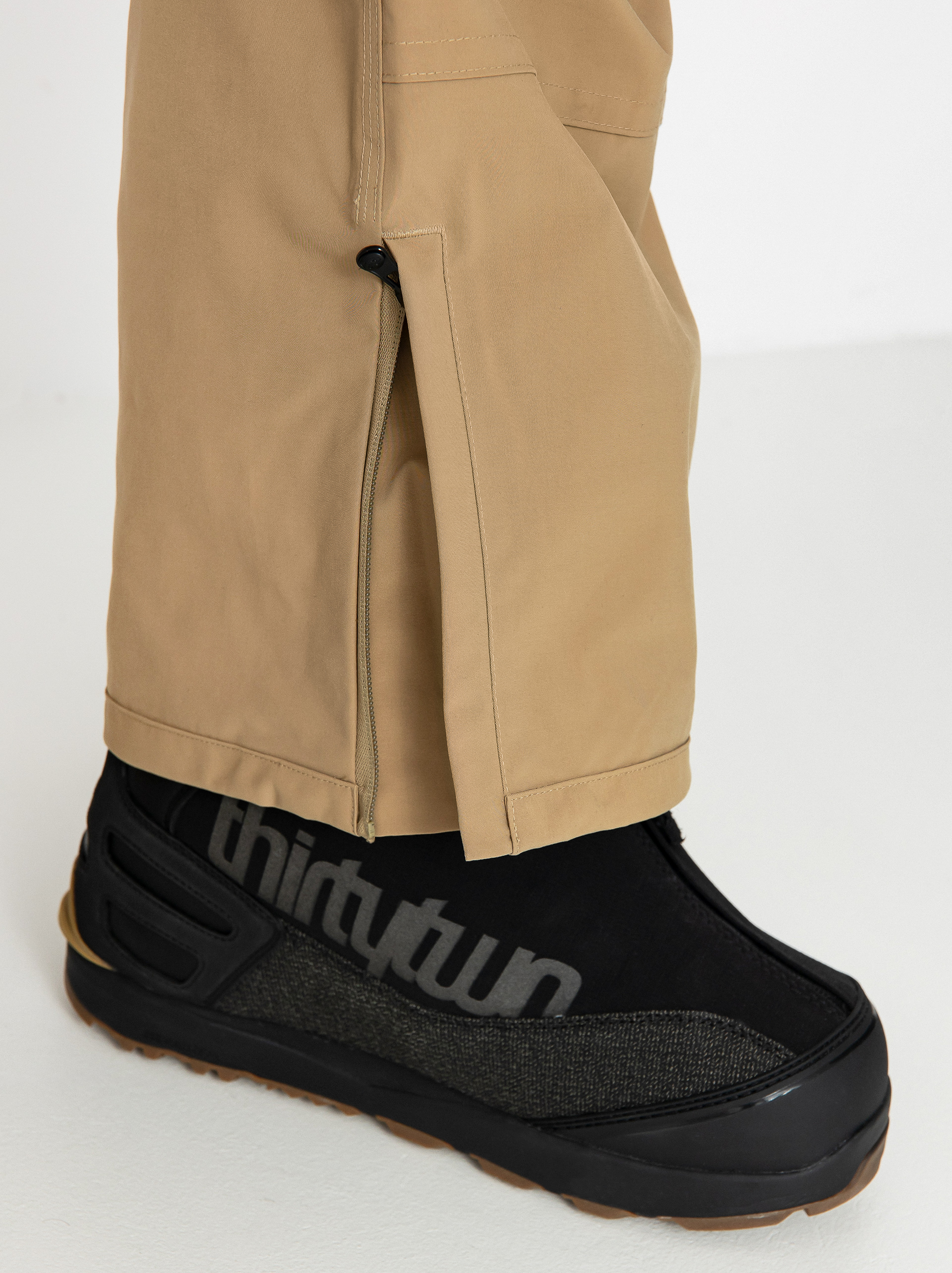 Férfi Snowboard nadrág ThirtyTwo Basement Bib (khaki)