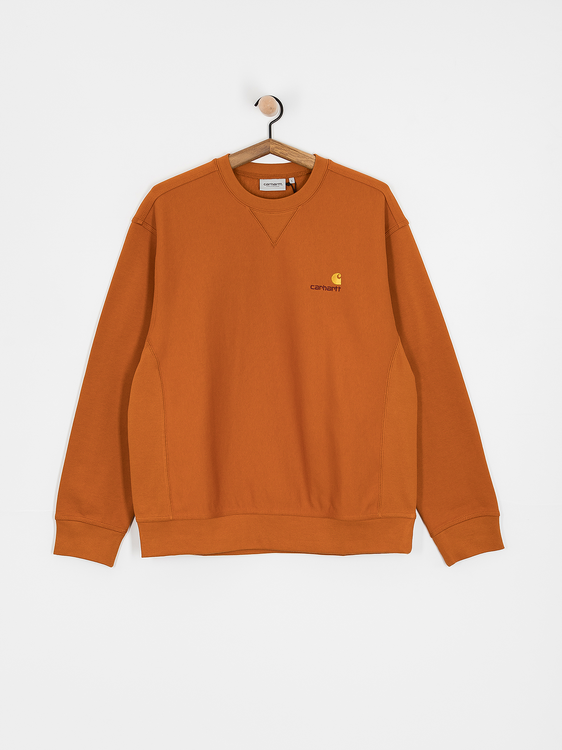 Carhartt WIP American Script Pulóver (sienna)