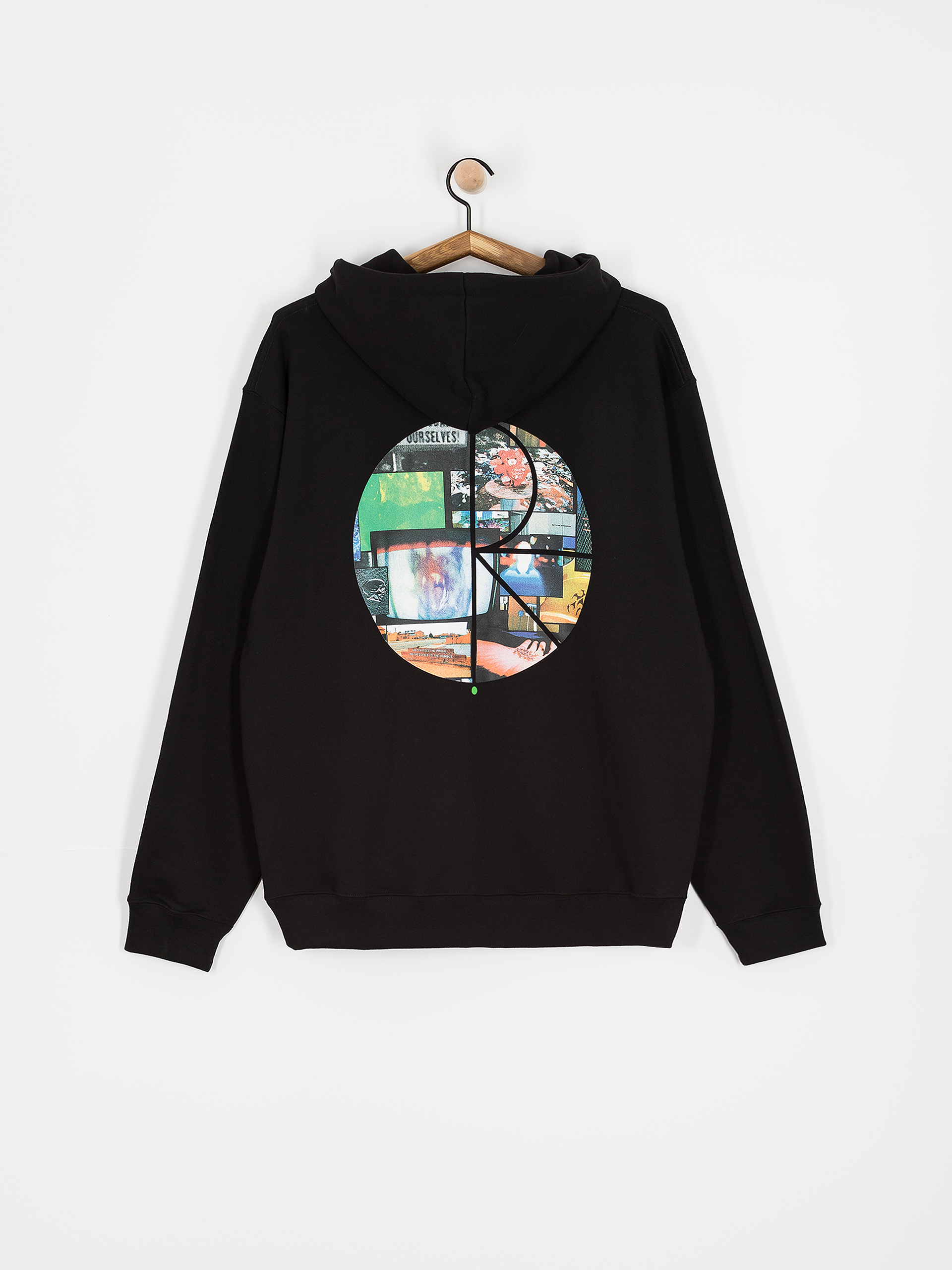 Polar Skate Dave Fill Logo Ourselves Collage HD Kapucnis pulóver (black)