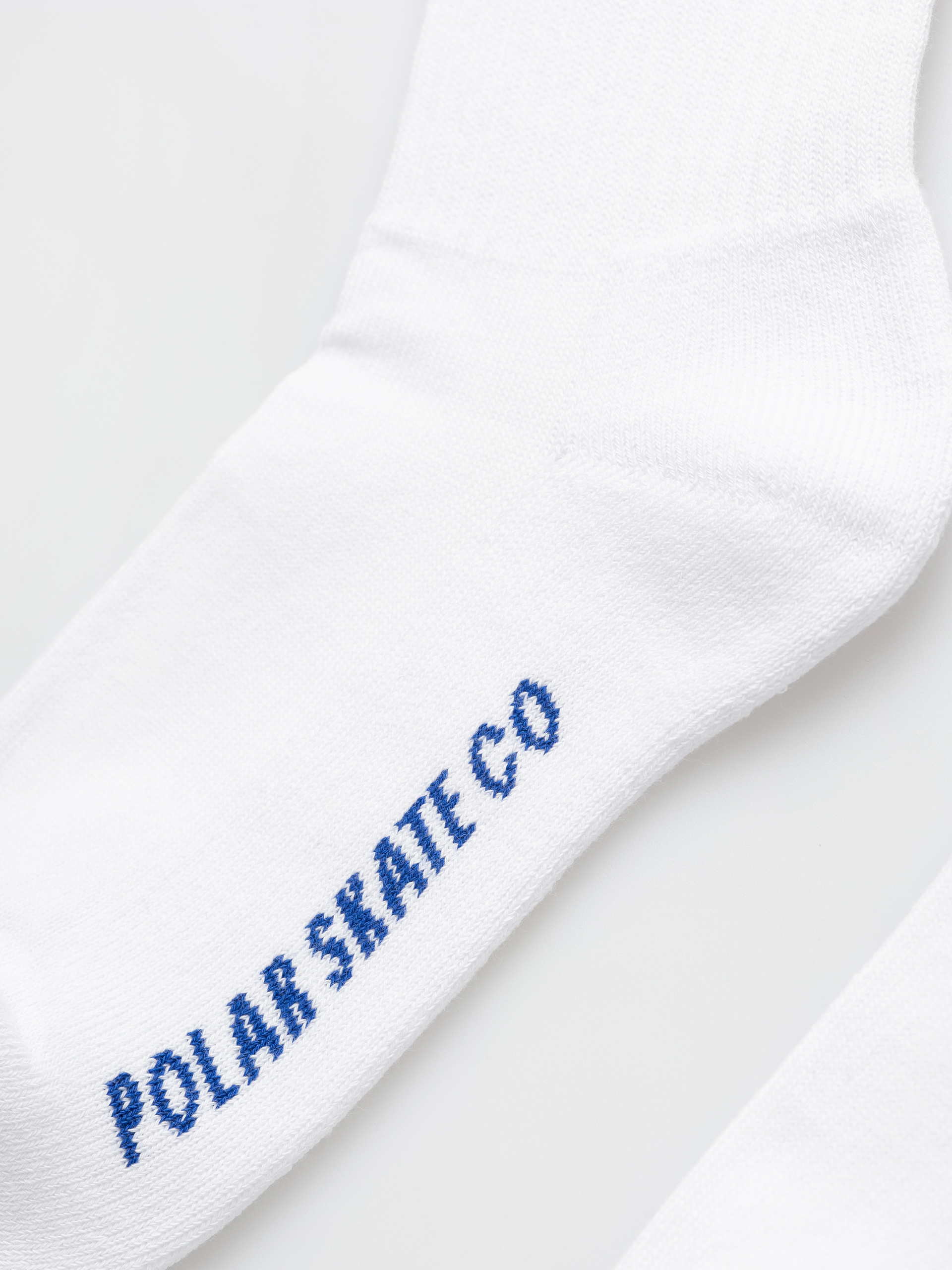 Polar Skate Rib 2 Stripes Zokni (white/blue)