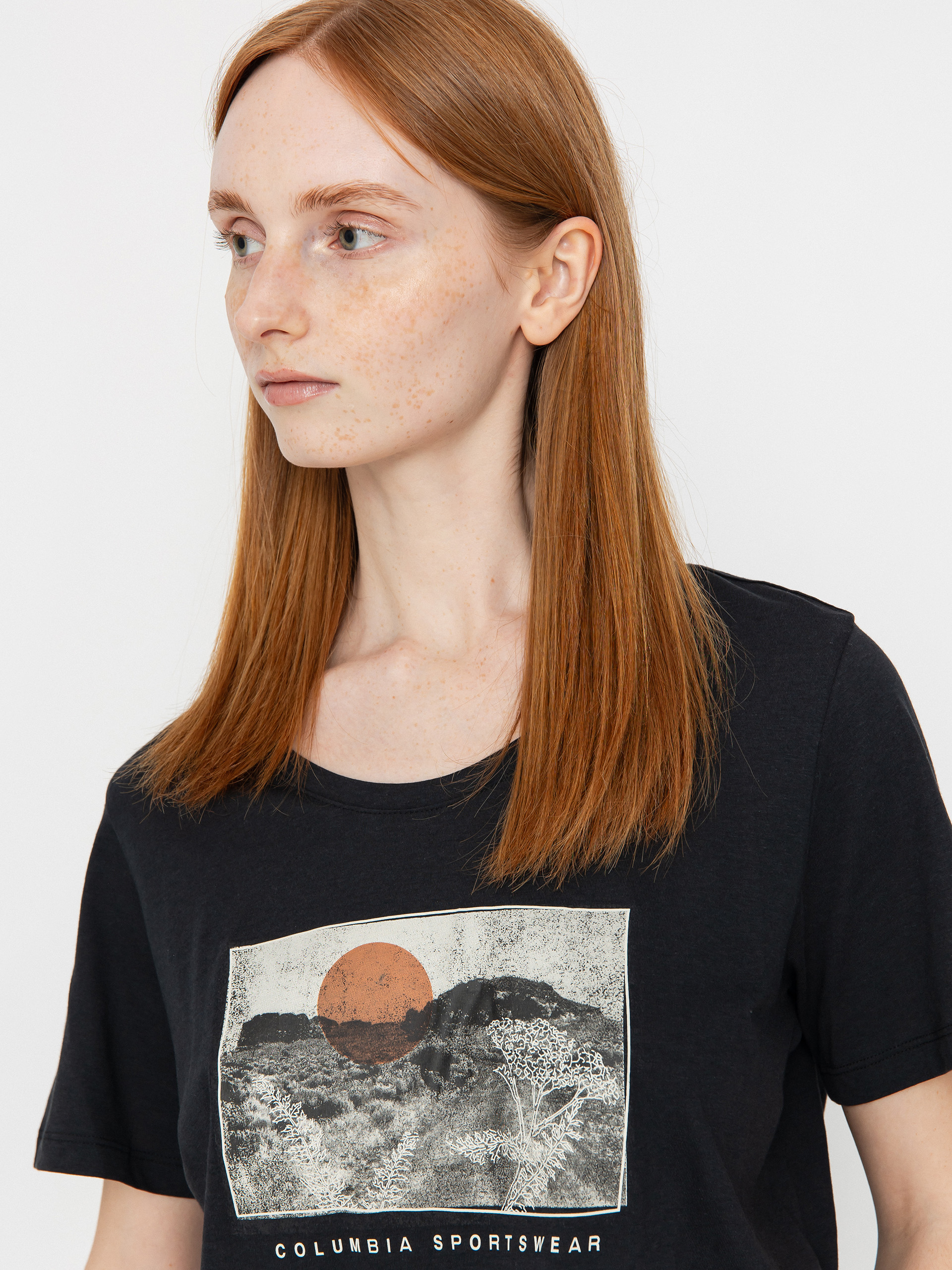 Columbia Ruby Springs Graphic Wmn Póló (black/wanderlu)