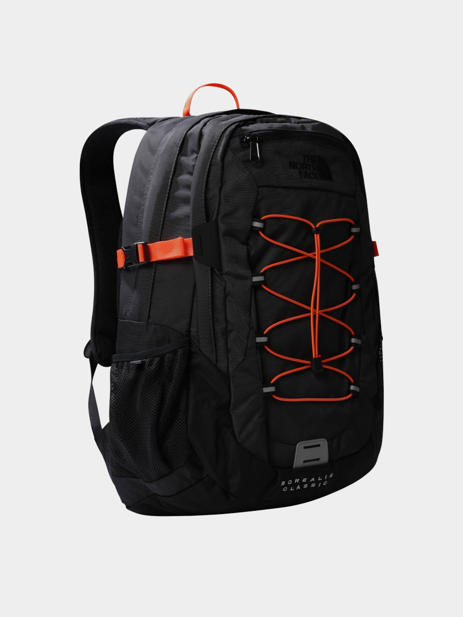 Hátizsák The North Face Borealis Classic (asphalt grey/retro orange)