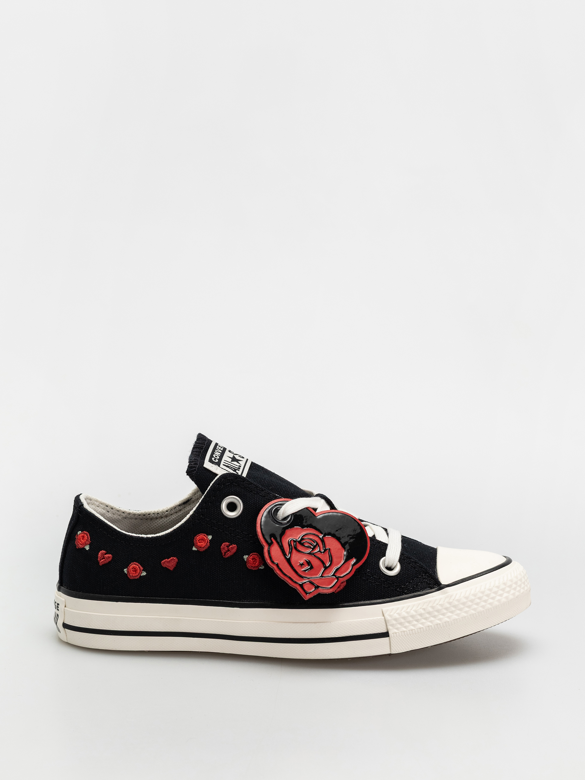 Converse Chuck Taylor All Star Ox Wmn Tornacipők (black/red/egret)