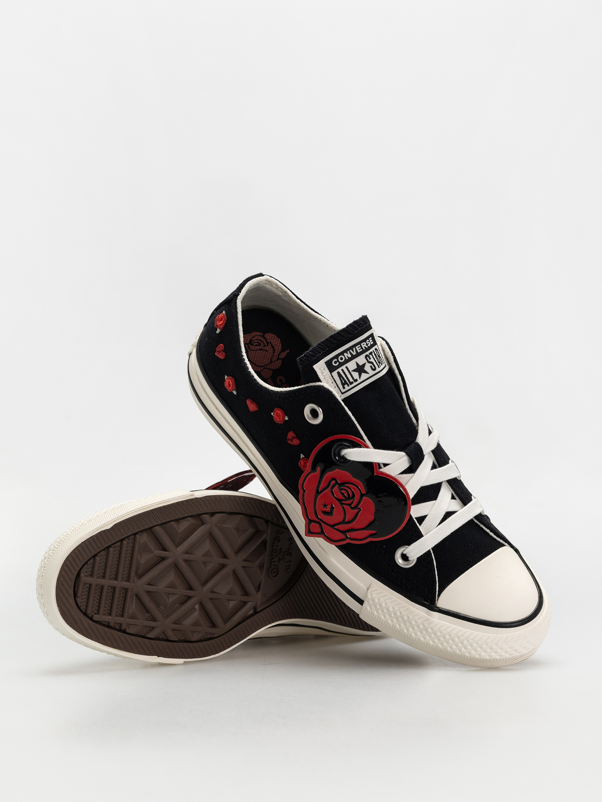 Converse Chuck Taylor All Star Ox Wmn Tornacipők (black/red/egret)