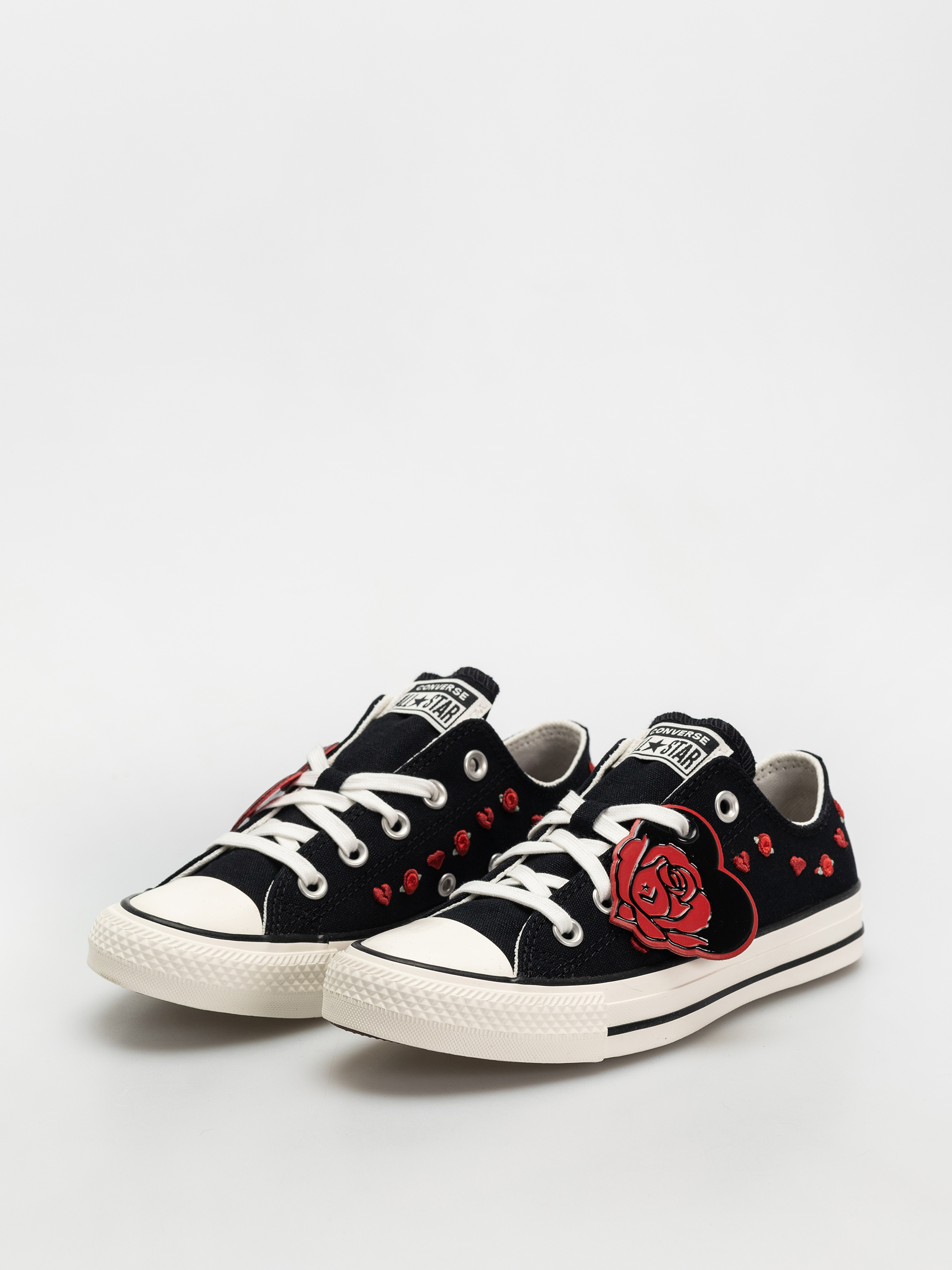 Converse Chuck Taylor All Star Ox Wmn Tornacipők (black/red/egret)