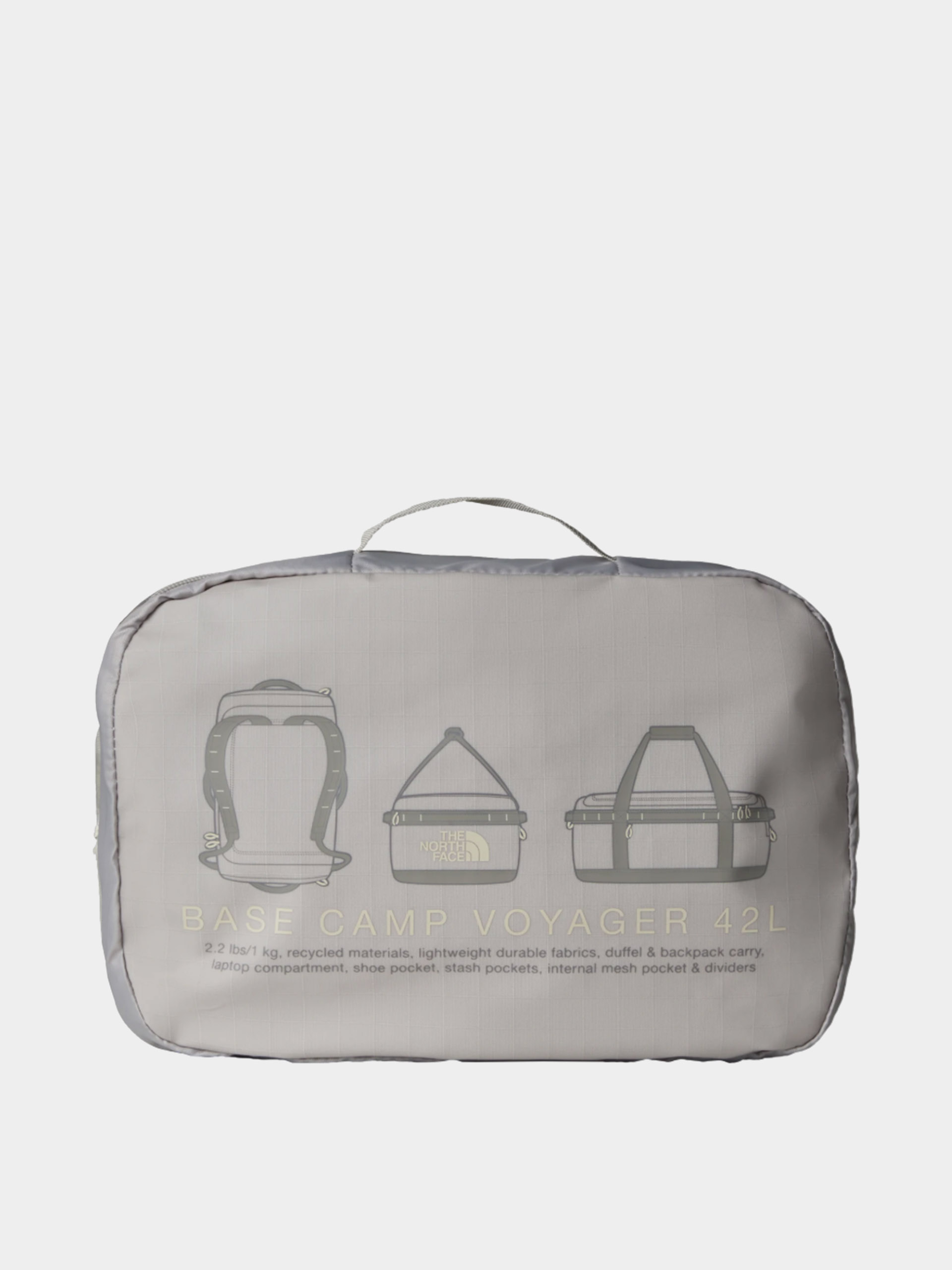 Táska The North Face Base Camp Voyager Duffel 42L (soap stone/stone slab)