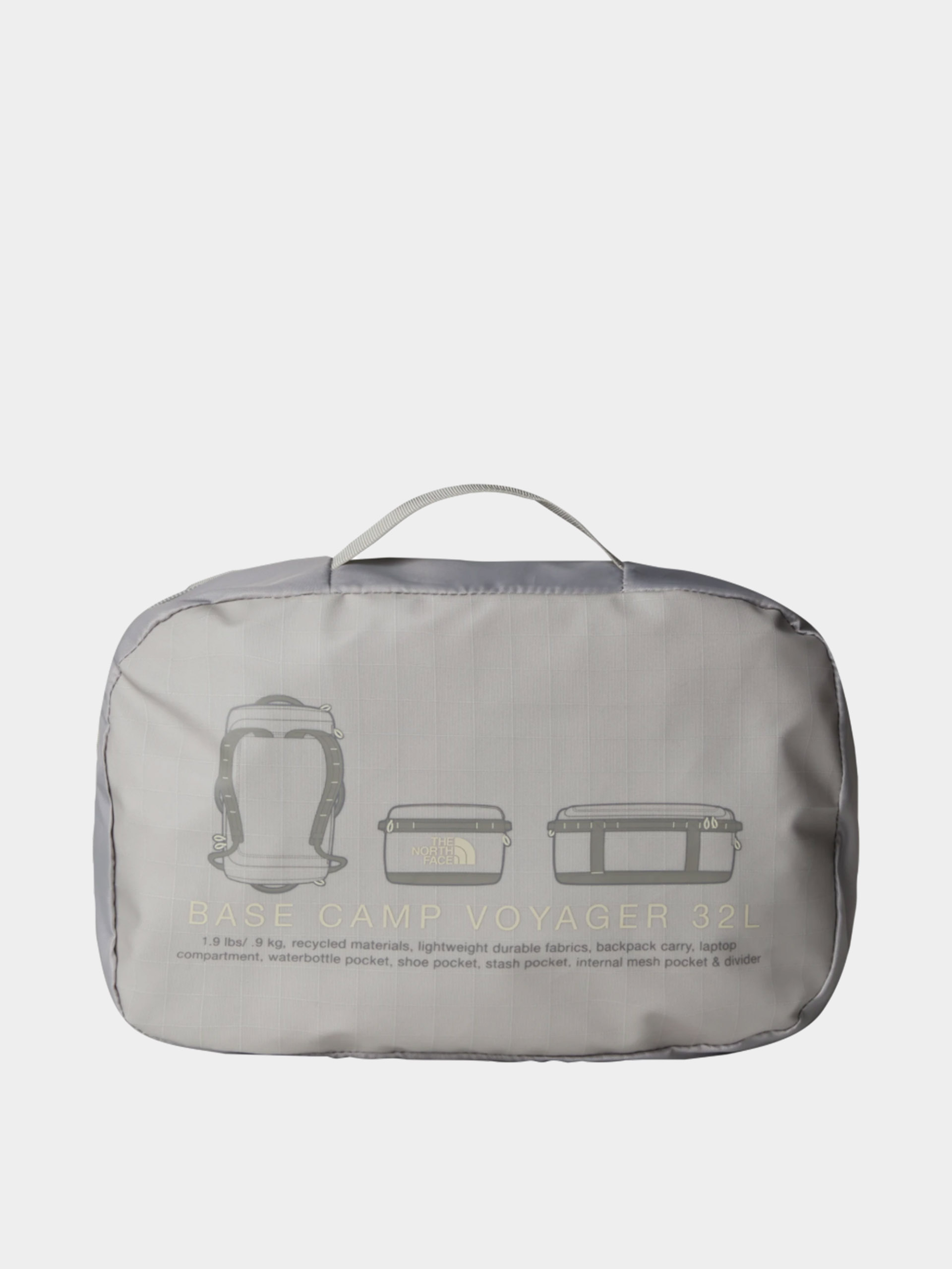 Táska The North Face Base Camp Voyager Duffel 32L (soap stone/stone slab)