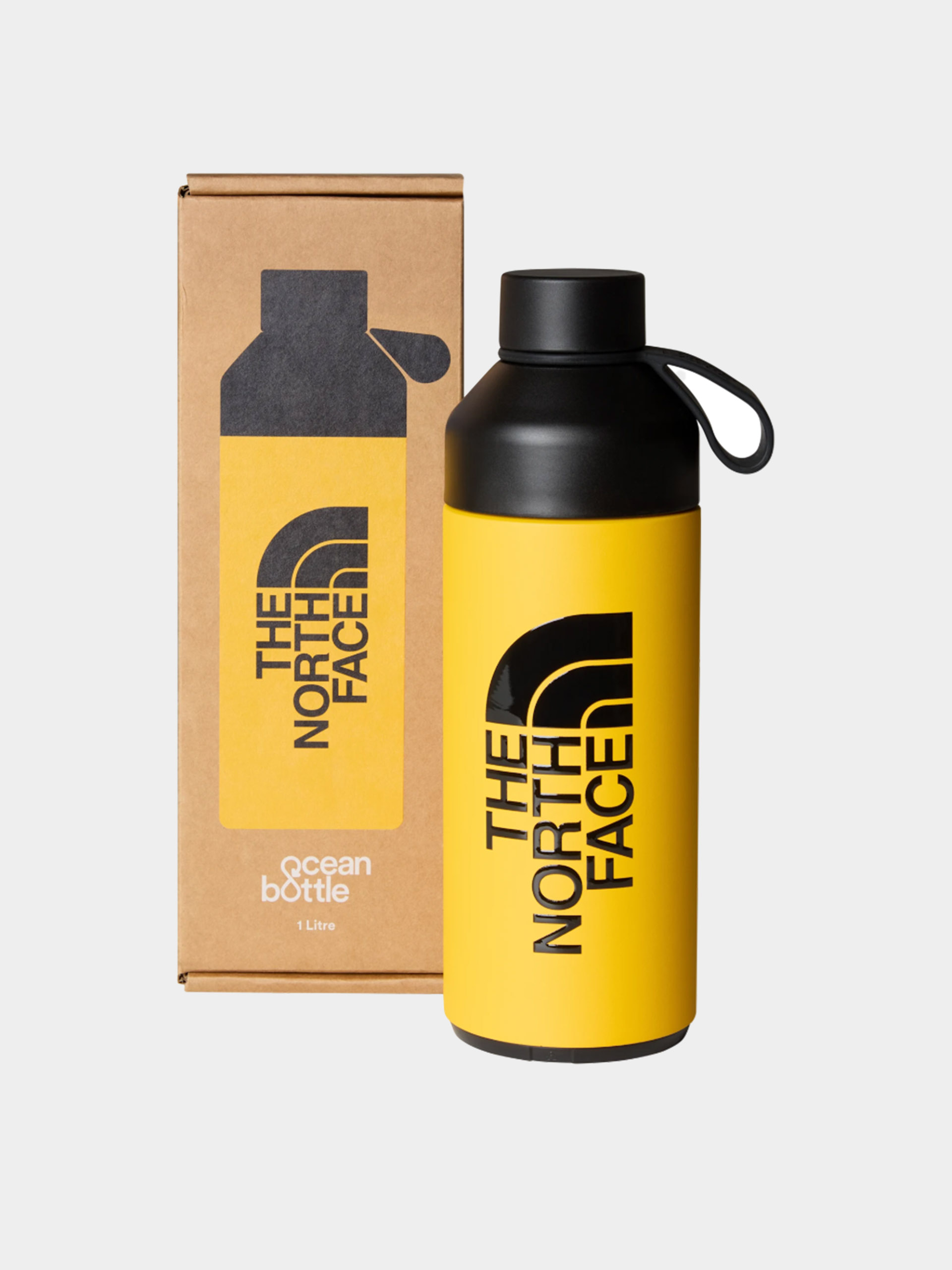 Hőpalack The North Face Water Bottle 1L (summit gold/tnf black)