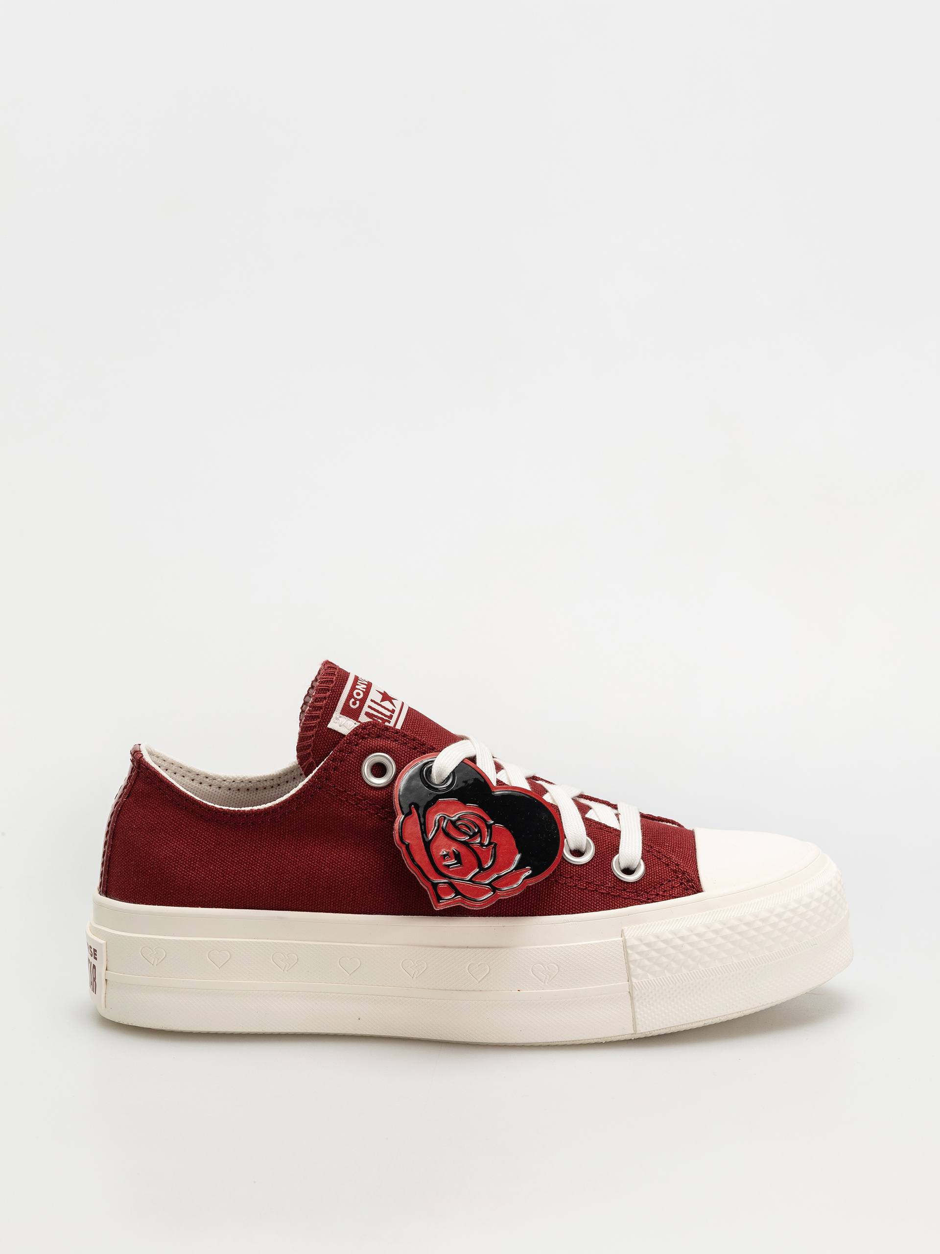 Converse Chuck Taylor All Star Lift Ox Wmn Tornacipők (park red/vintage white/egret)