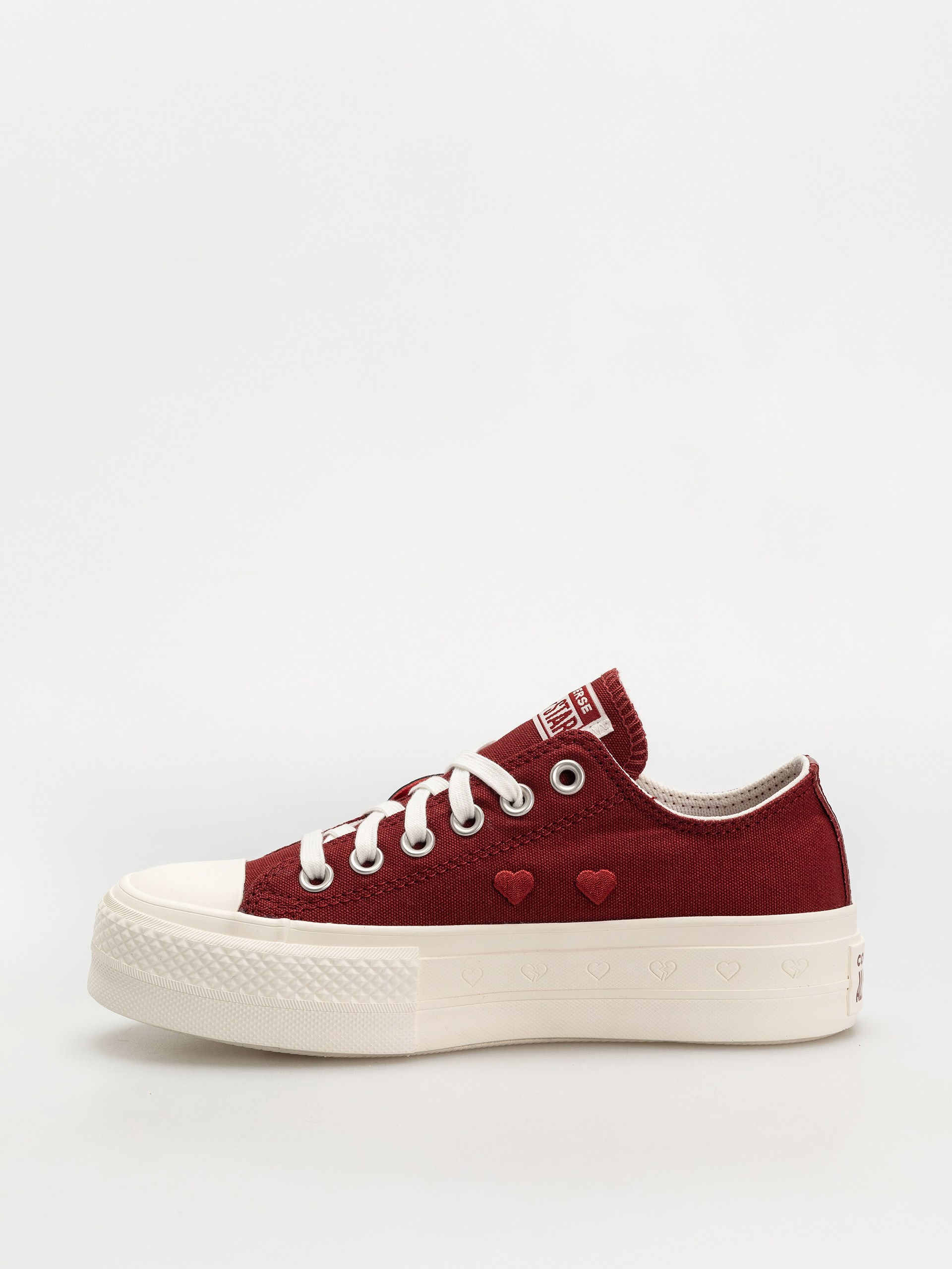 Converse Chuck Taylor All Star Lift Ox Wmn Tornacipők (park red/vintage white/egret)