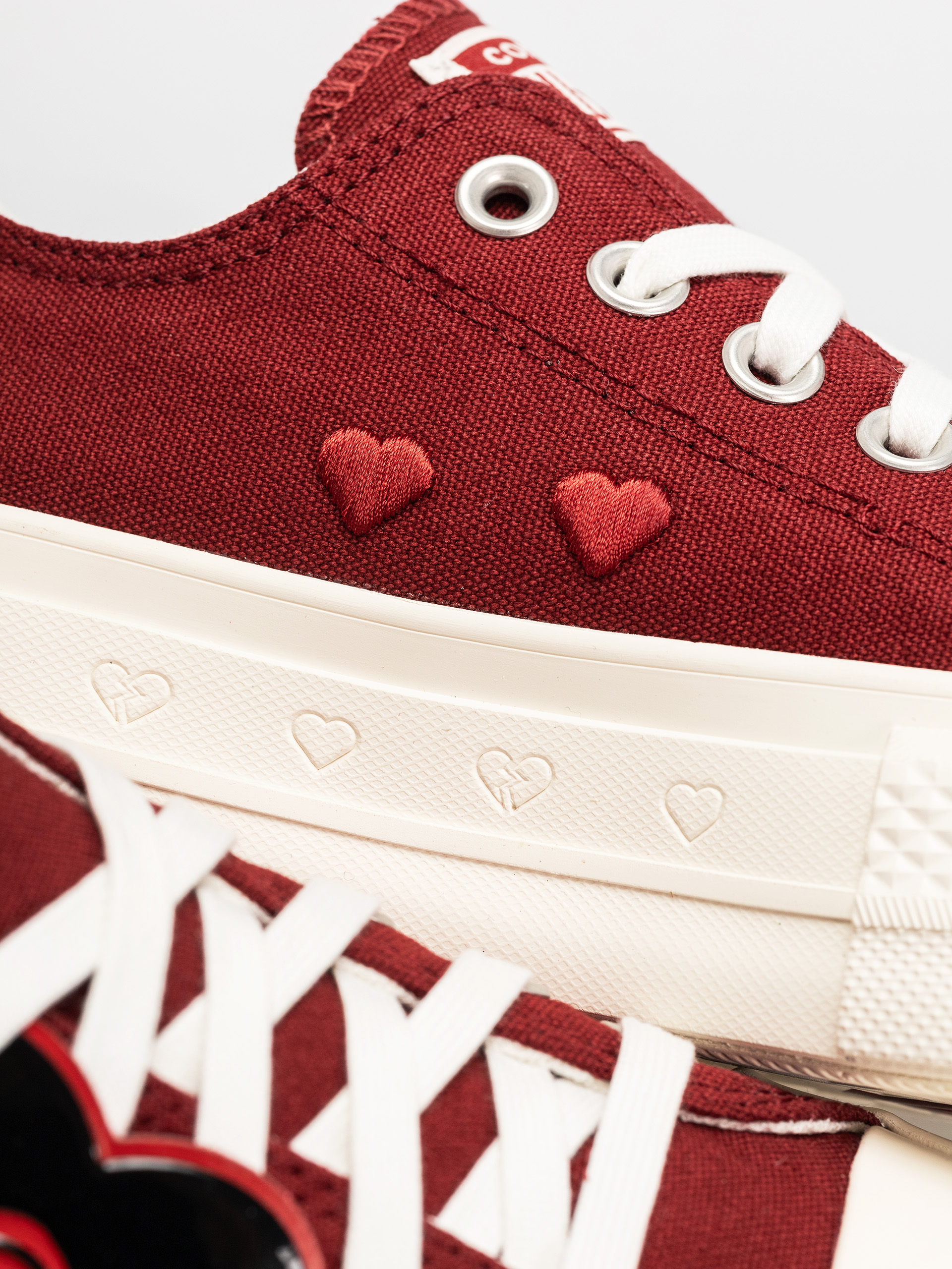 Converse Chuck Taylor All Star Lift Ox Wmn Tornacipők (park red/vintage white/egret)