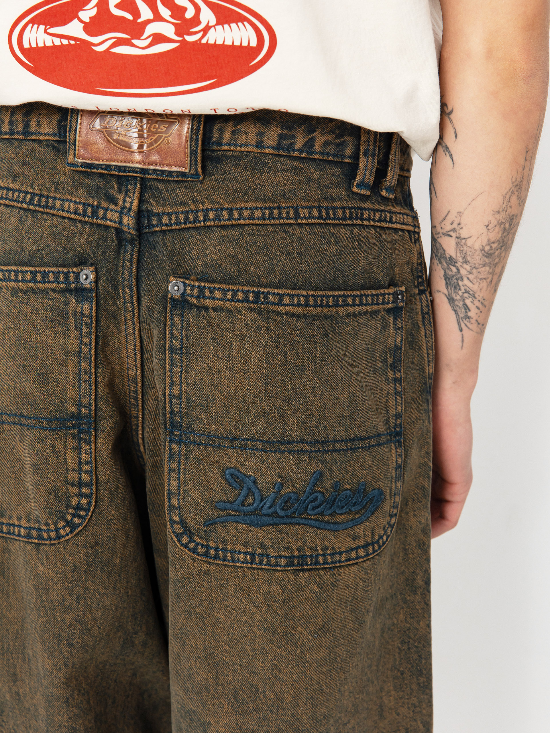 Dickies Loose Wave Kisnadrág (indigo brown tinted)
