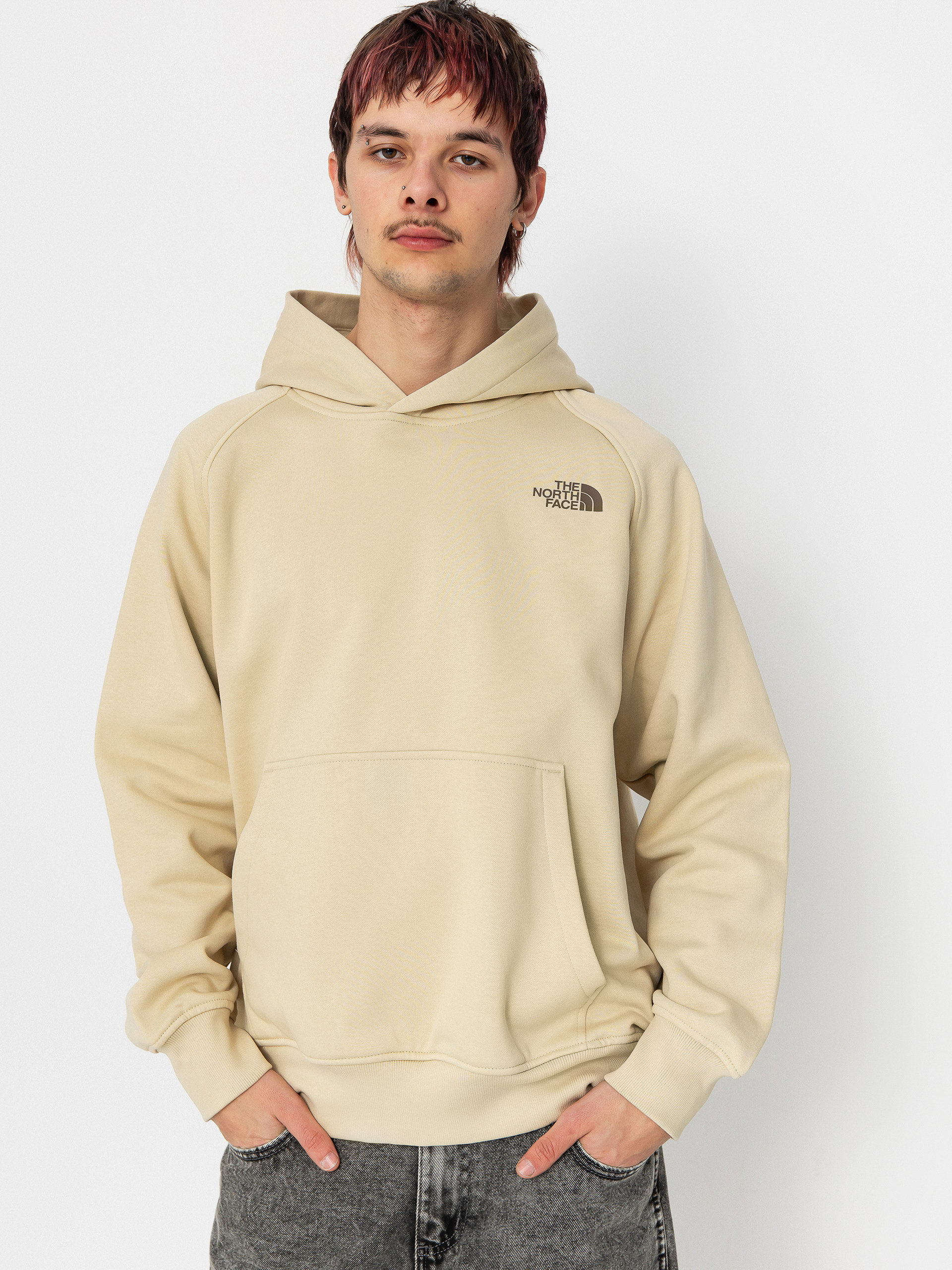The North Face Raglan Box Nse HD Kapucnis pulóver (gravel/smokey brown)