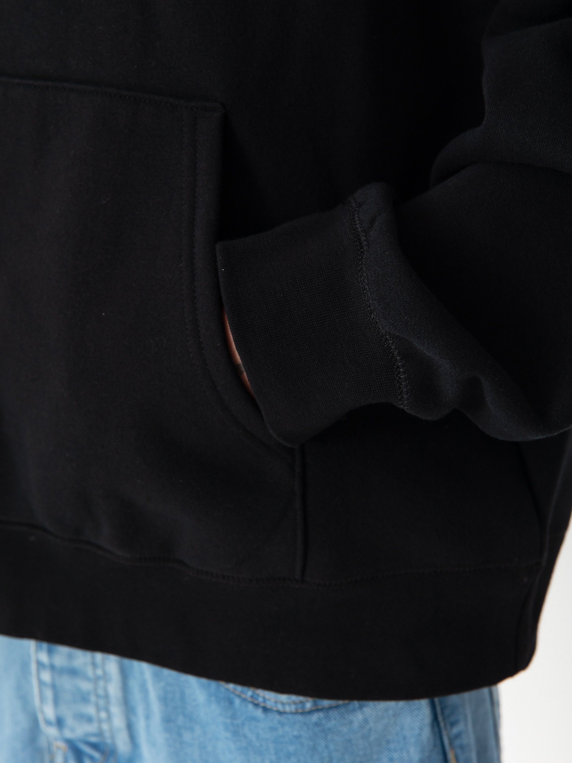 OBEY Established Works Bold II HD Kapucnis pulóver (black)