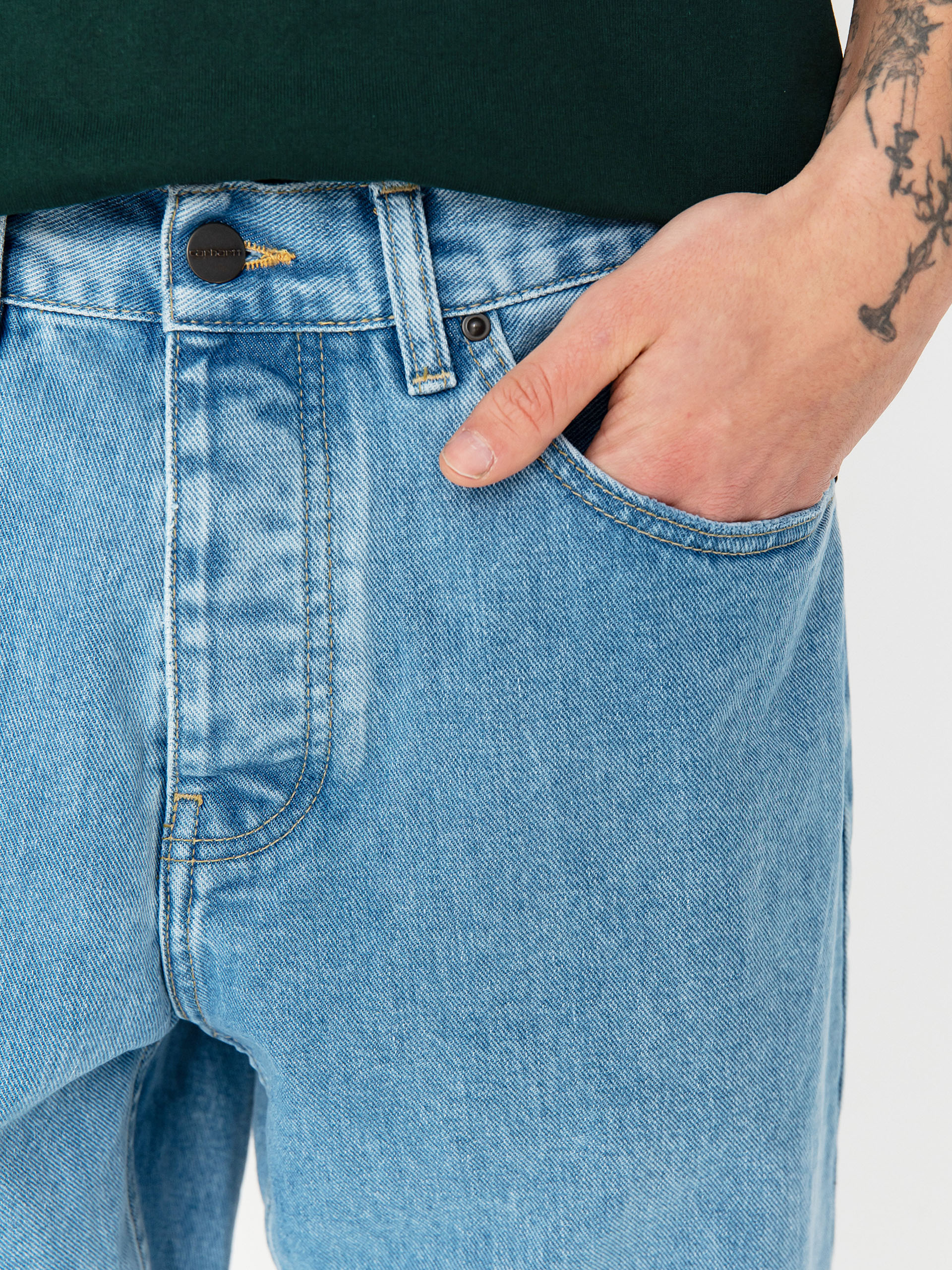 Carhartt WIP Newel Kisnadrág (blue)