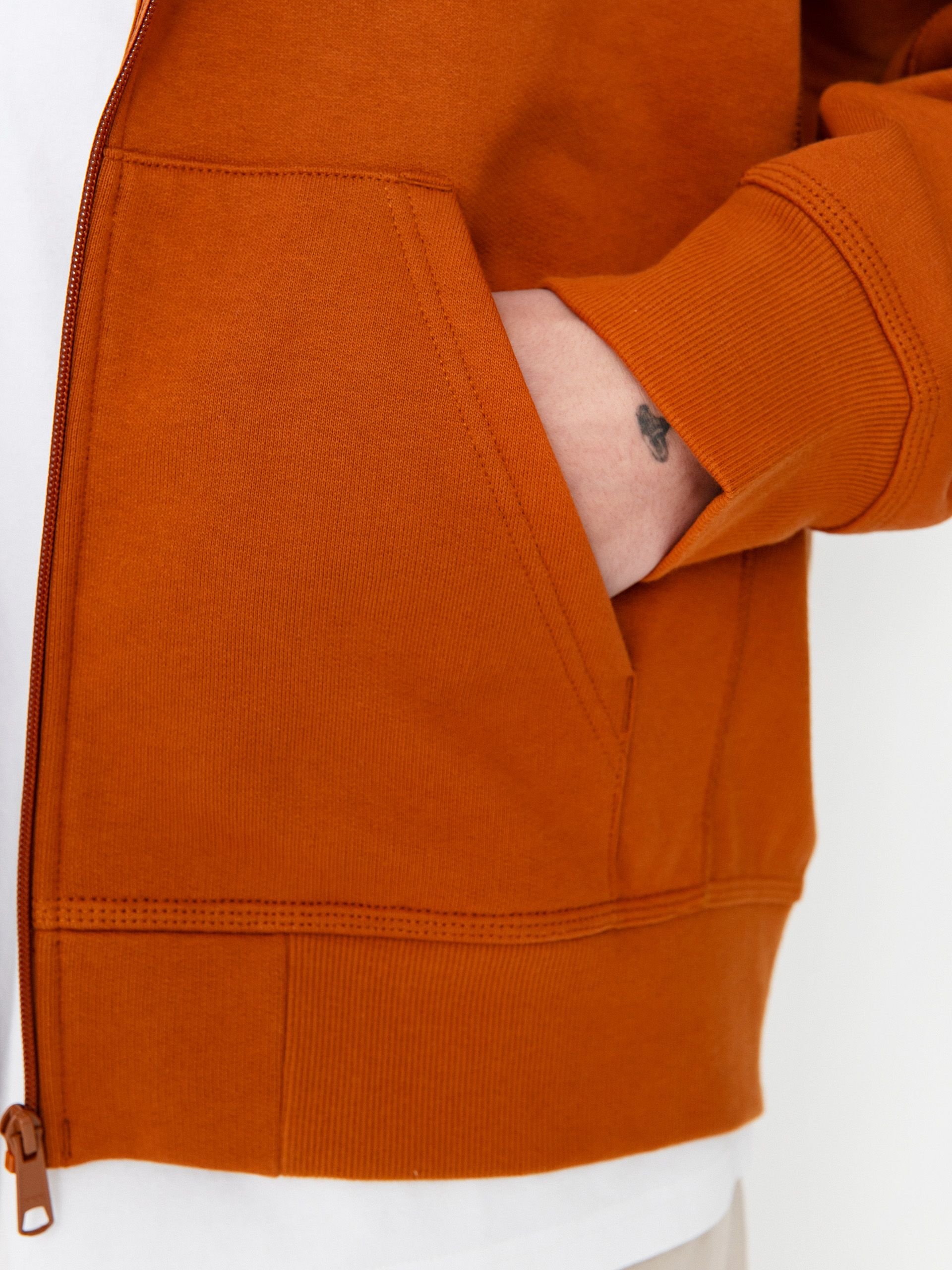 Carhartt WIP American Script ZHD Kapucnis pulóver (sienna)