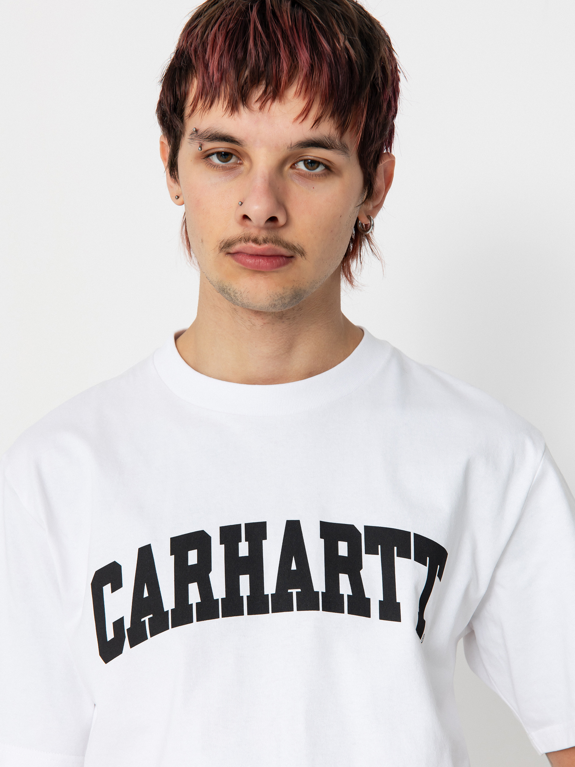Carhartt WIP University Póló (white/black)