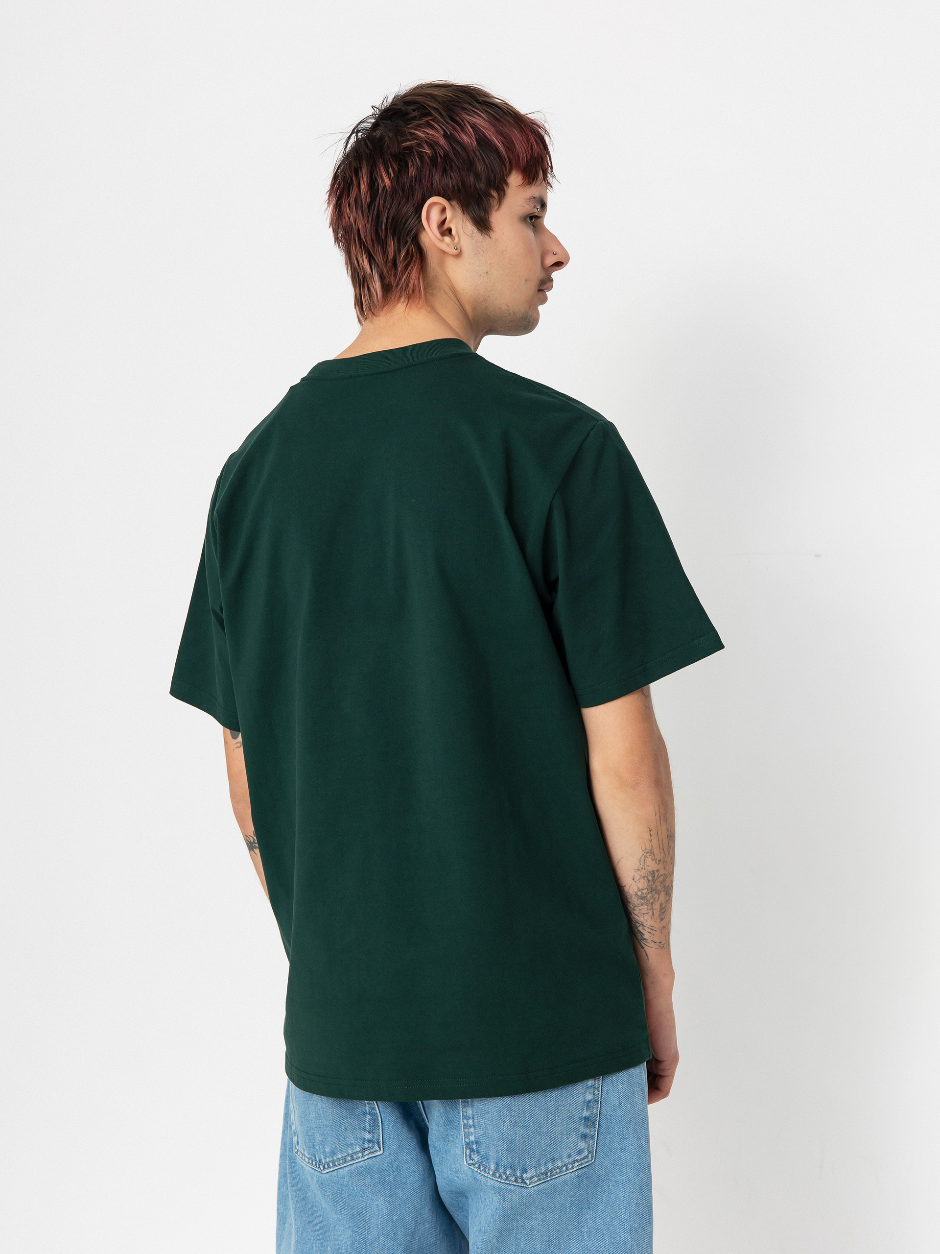 Carhartt WIP University Póló (conifer/white)