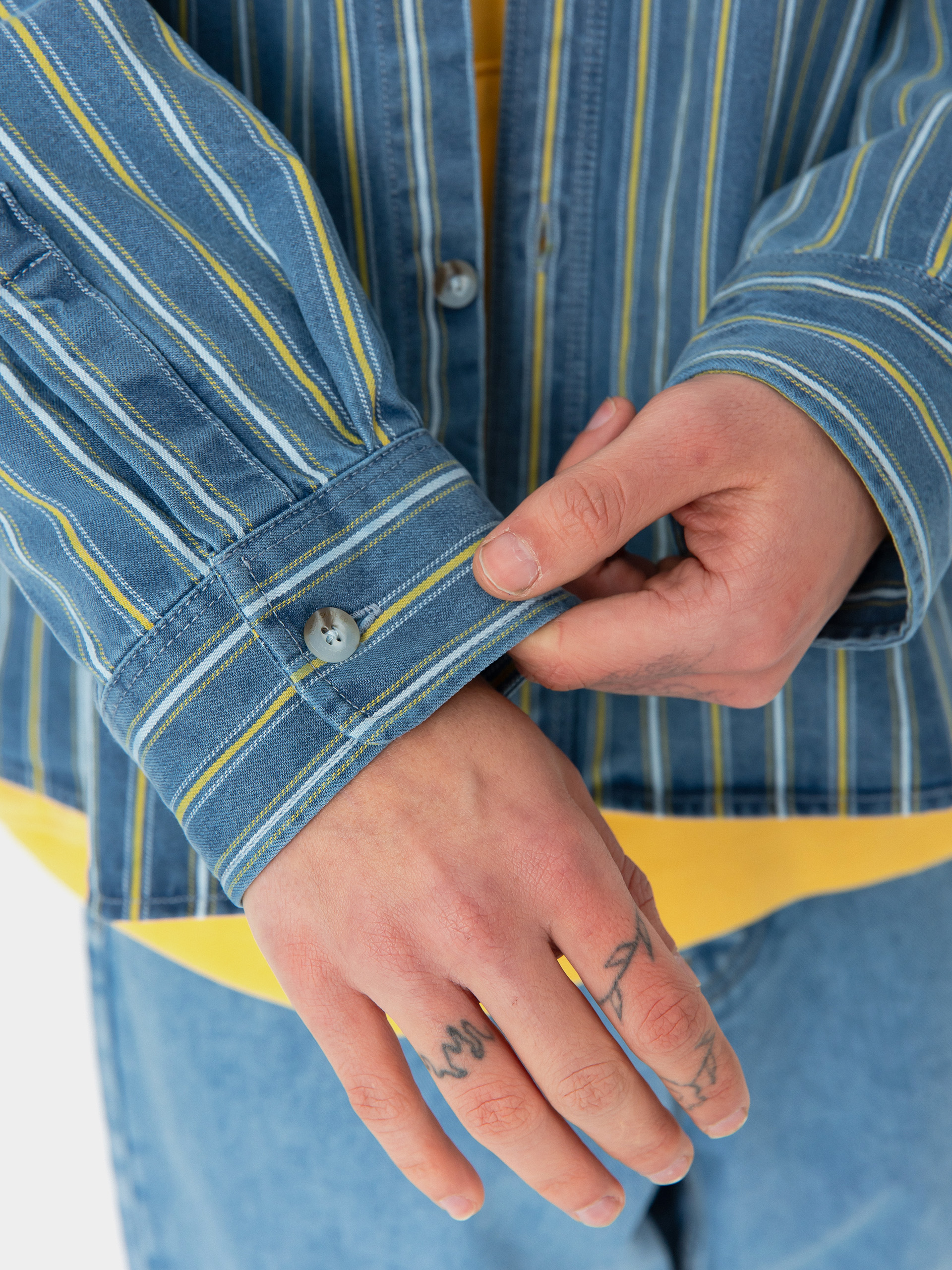 Polar Skate Mike Denim Ing (blue/yellow)