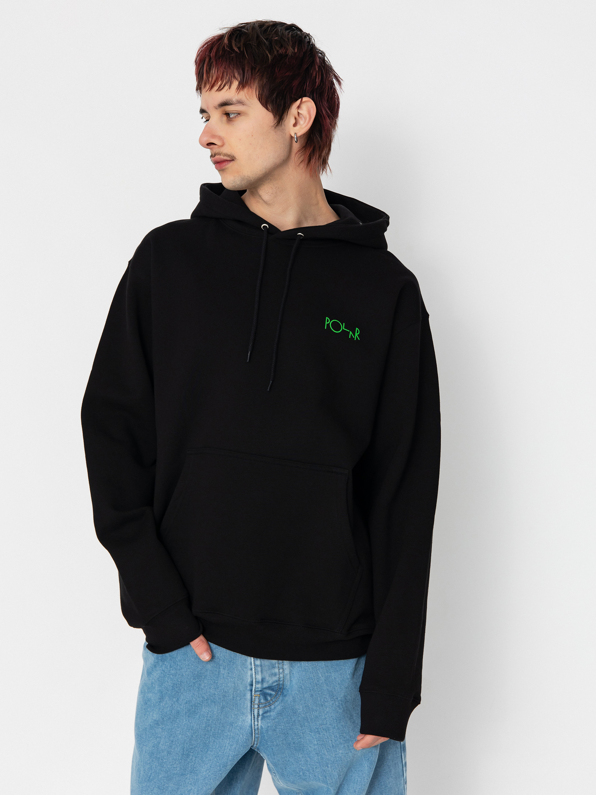 Polar Skate Dave Fill Logo Ourselves Collage HD Kapucnis pulóver (black)