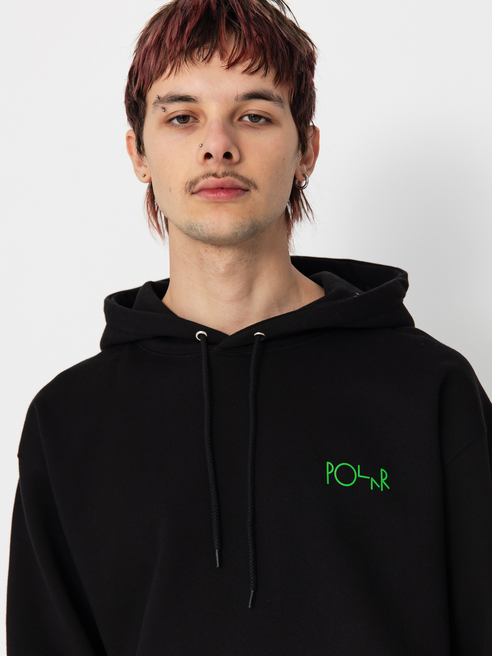 Polar Skate Dave Fill Logo Ourselves Collage HD Kapucnis pulóver (black)