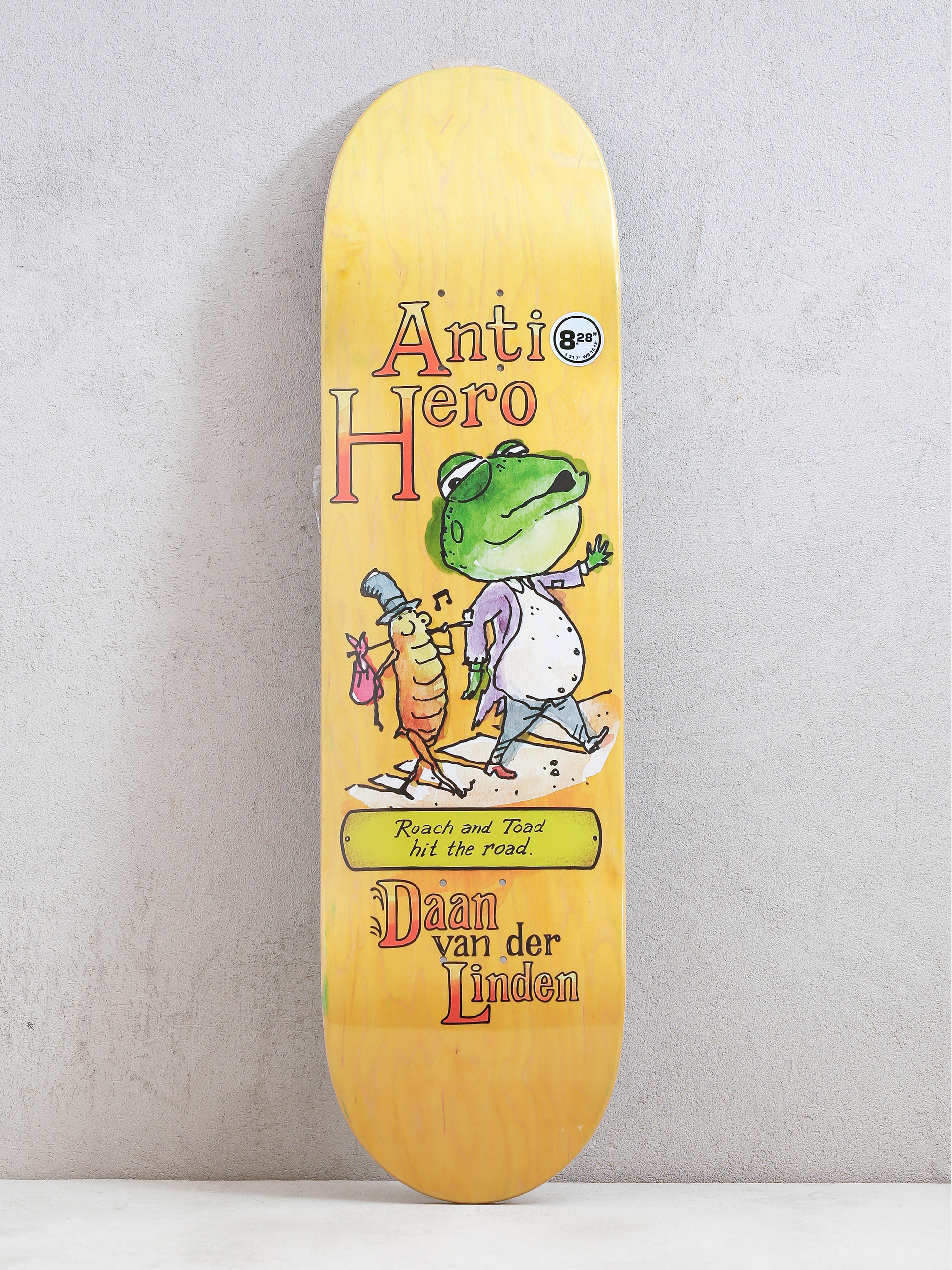 Antihero Daan Roach Toad Gördeszka lap (yellow)
