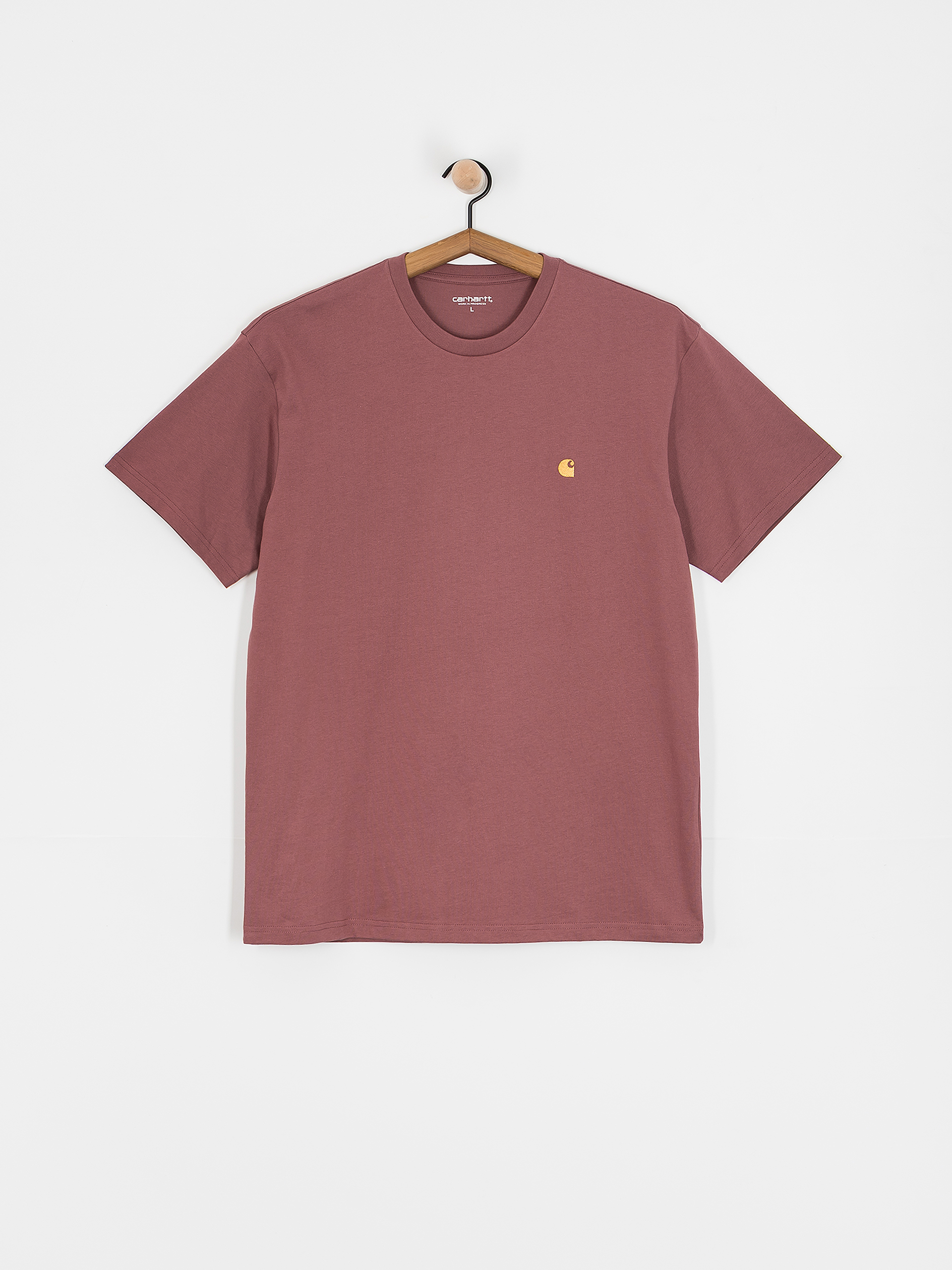 Carhartt WIP Chase Póló (dusky pink/gold)