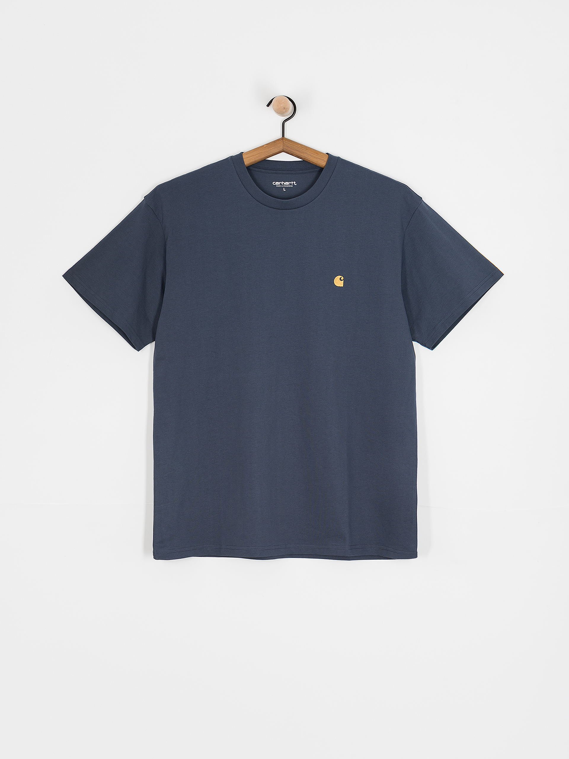 Carhartt WIP Chase Póló (dusky blue/gold)