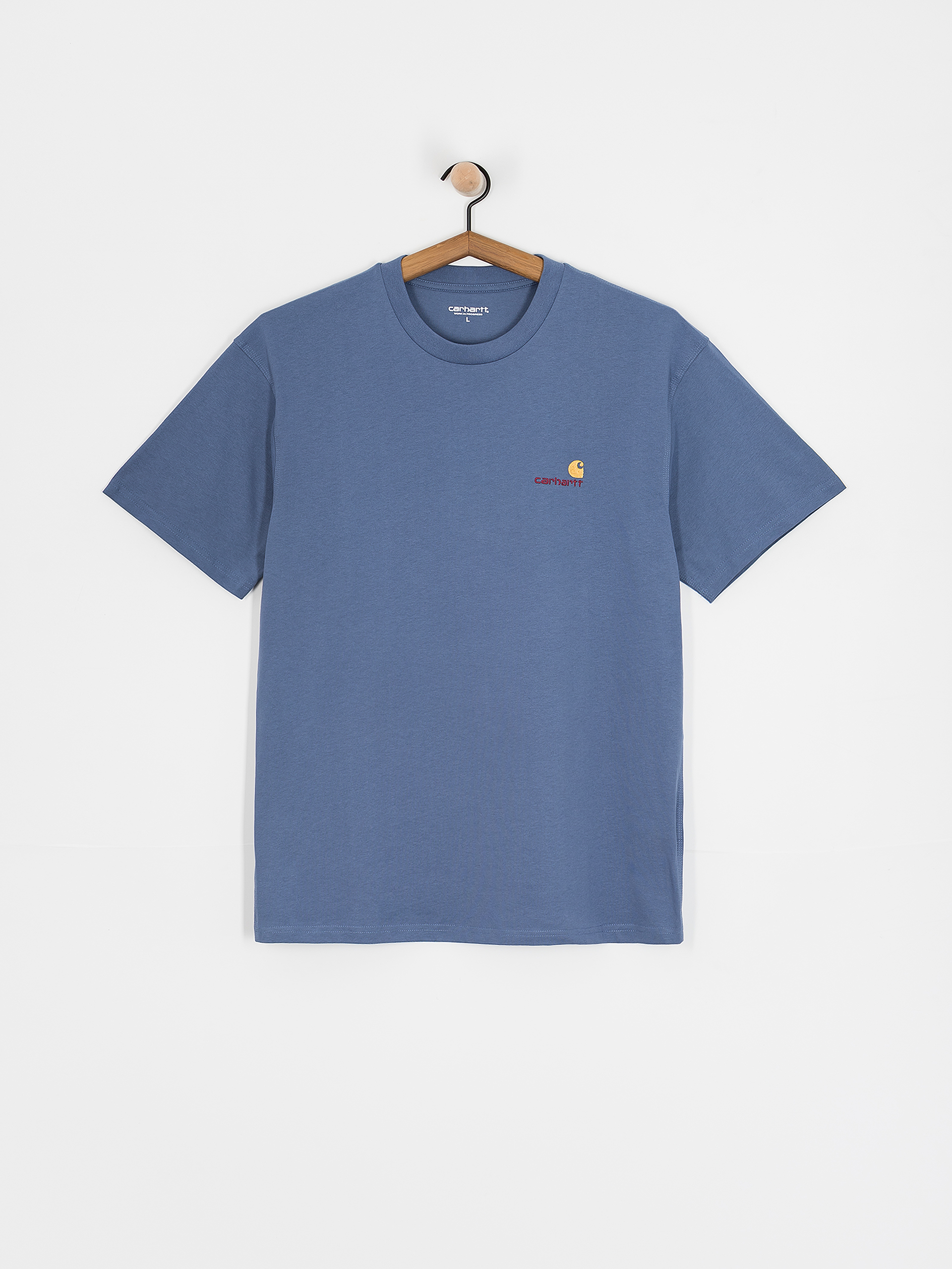 Carhartt WIP American Script Póló (blue iris)