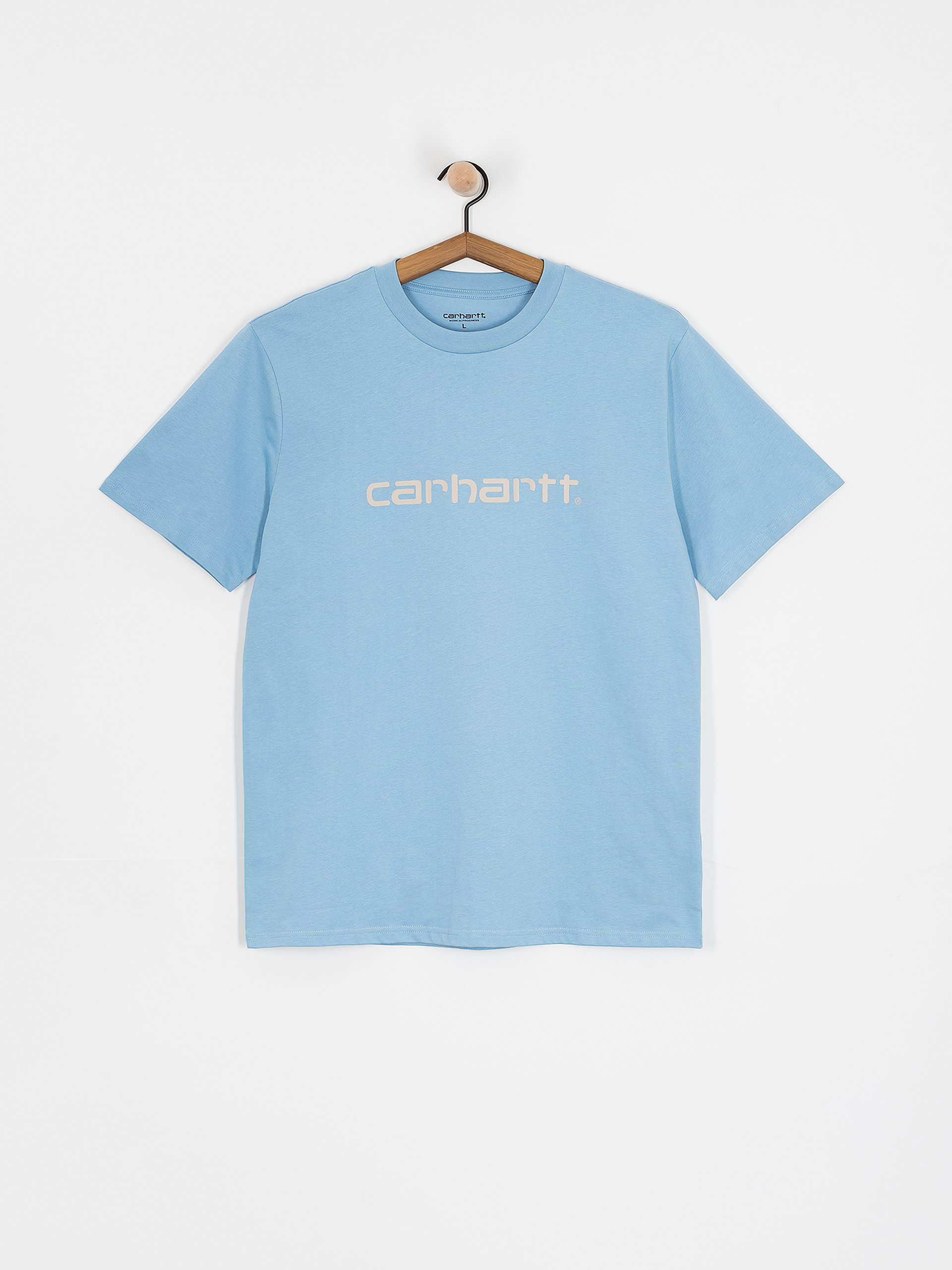 Carhartt WIP Script Póló (bluebird/fleur de sel)