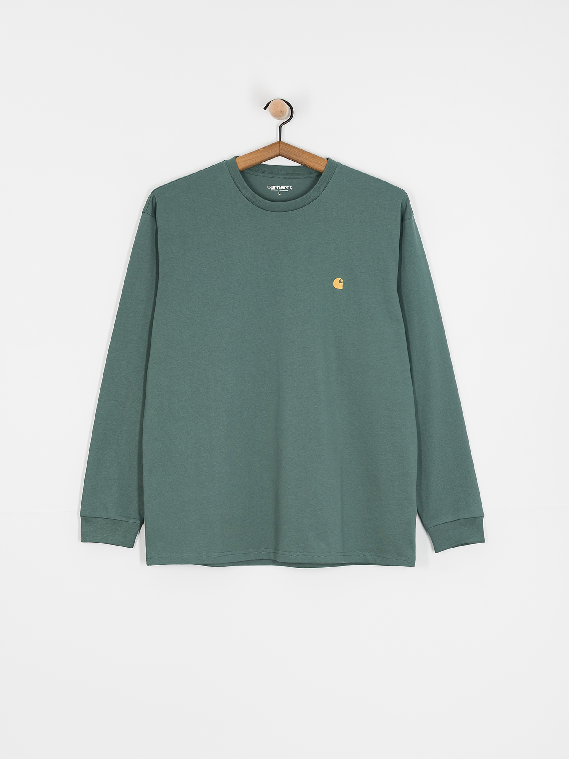 Carhartt WIP Chase Hosszú ujjú felső (silver pine/gold)