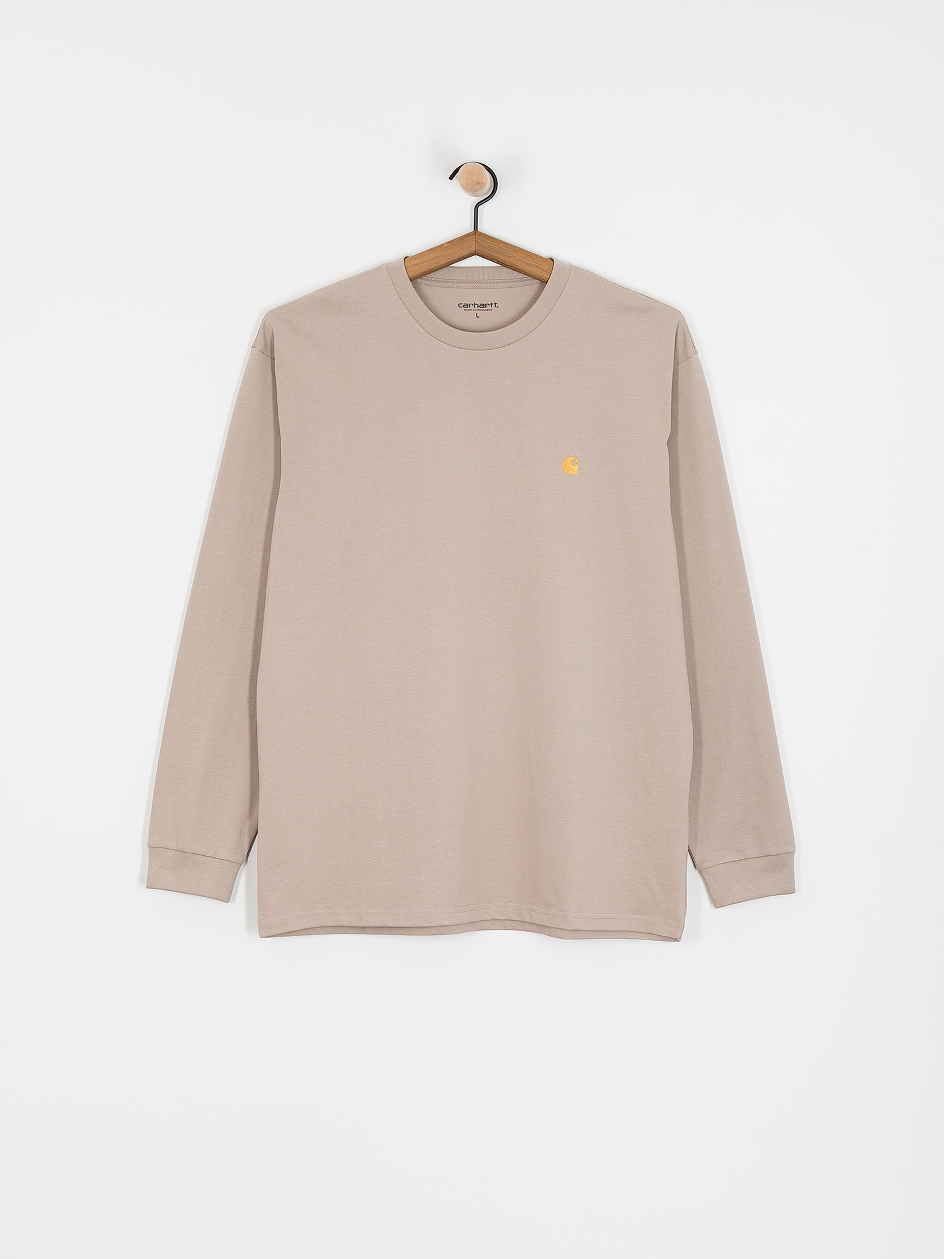 Carhartt WIP Chase Hosszú ujjú felső (dusky beige/gold)