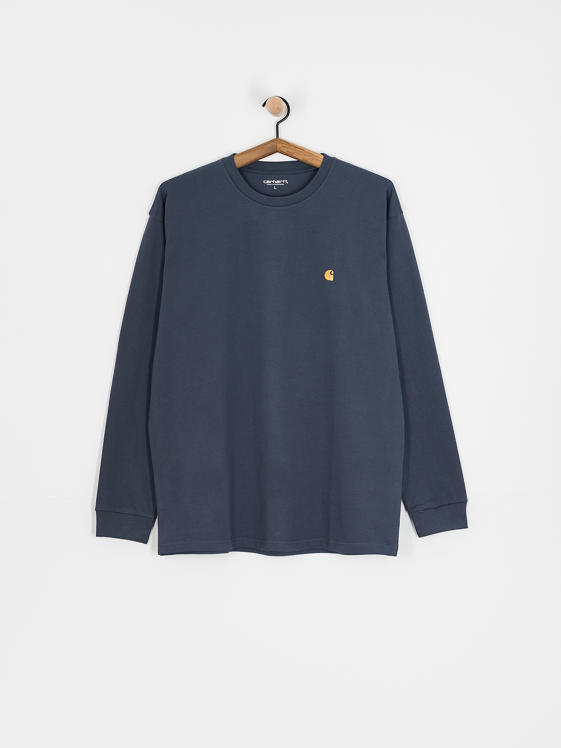 Carhartt WIP Chase Hosszú ujjú felső (dusky blue/gold)