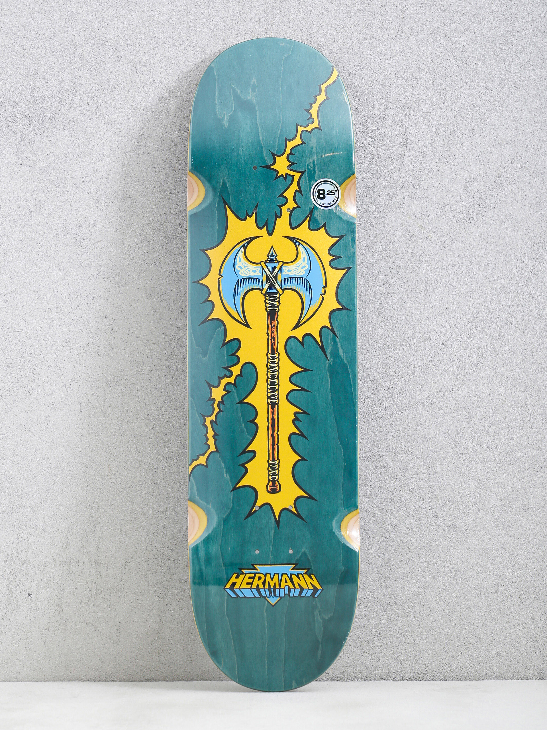 Real Hermann Bttl Ax WW Gu00f6rdeszka lap (teal)